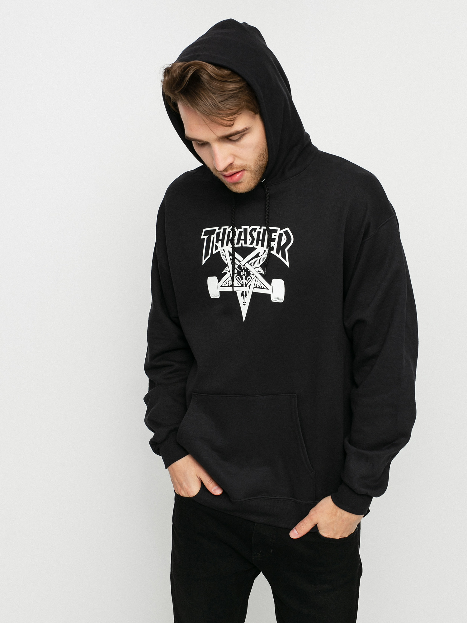 Худі Thrasher Skate Goat HD (black/white)