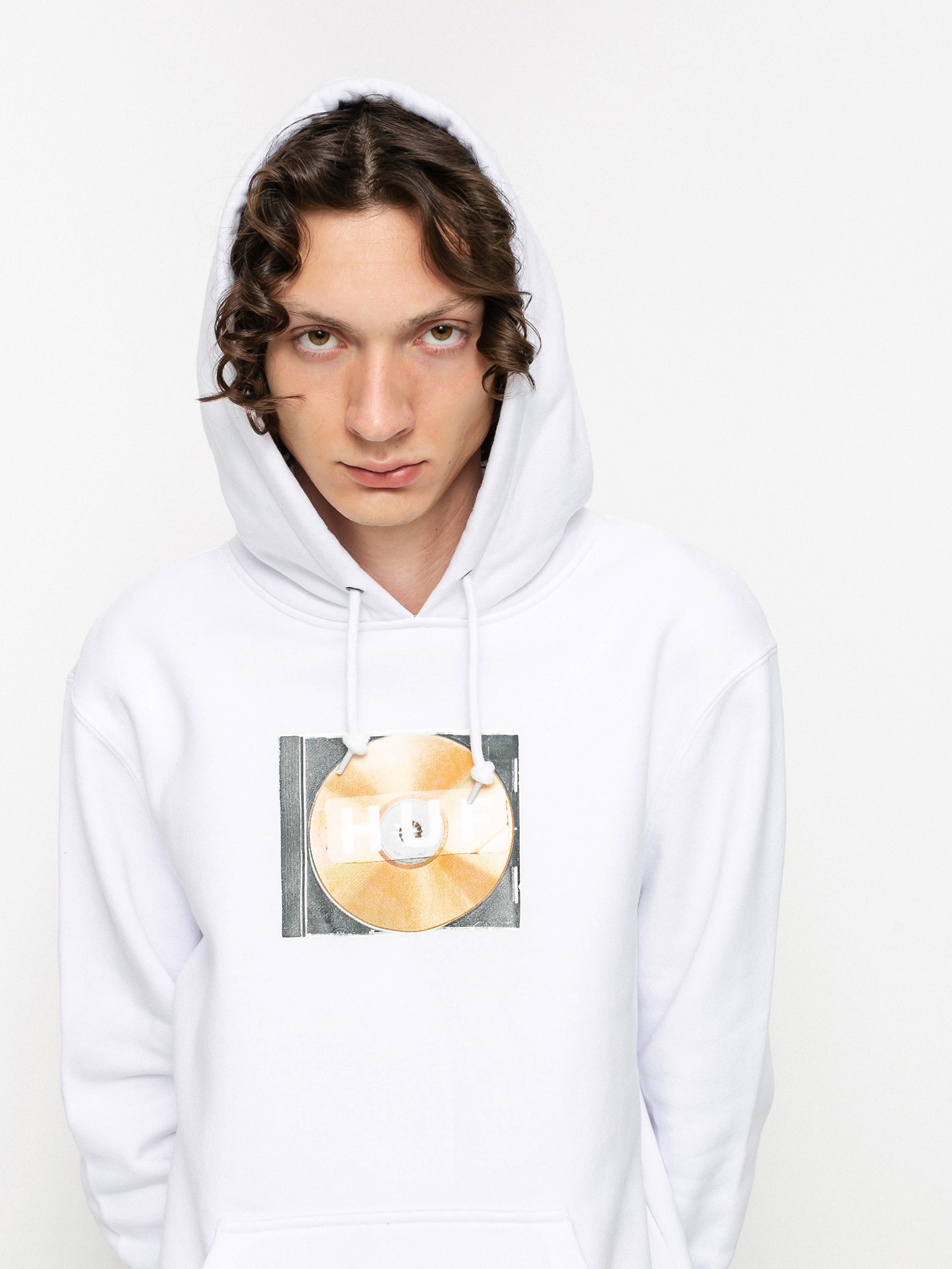 Худі HUF Mix Box Logo HD (white)