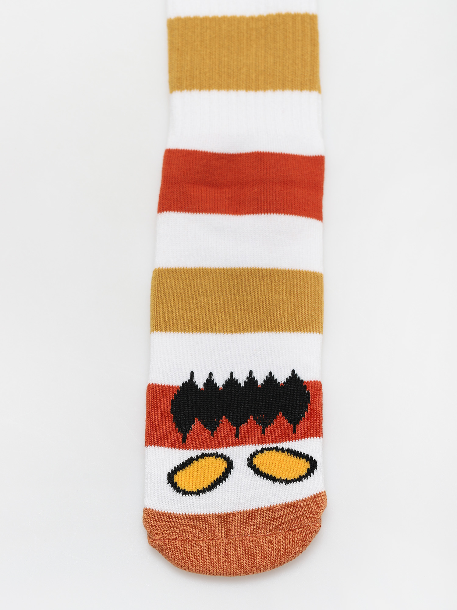  Шкарпетки Toy Machine Monster Big Stripe (white/brown)