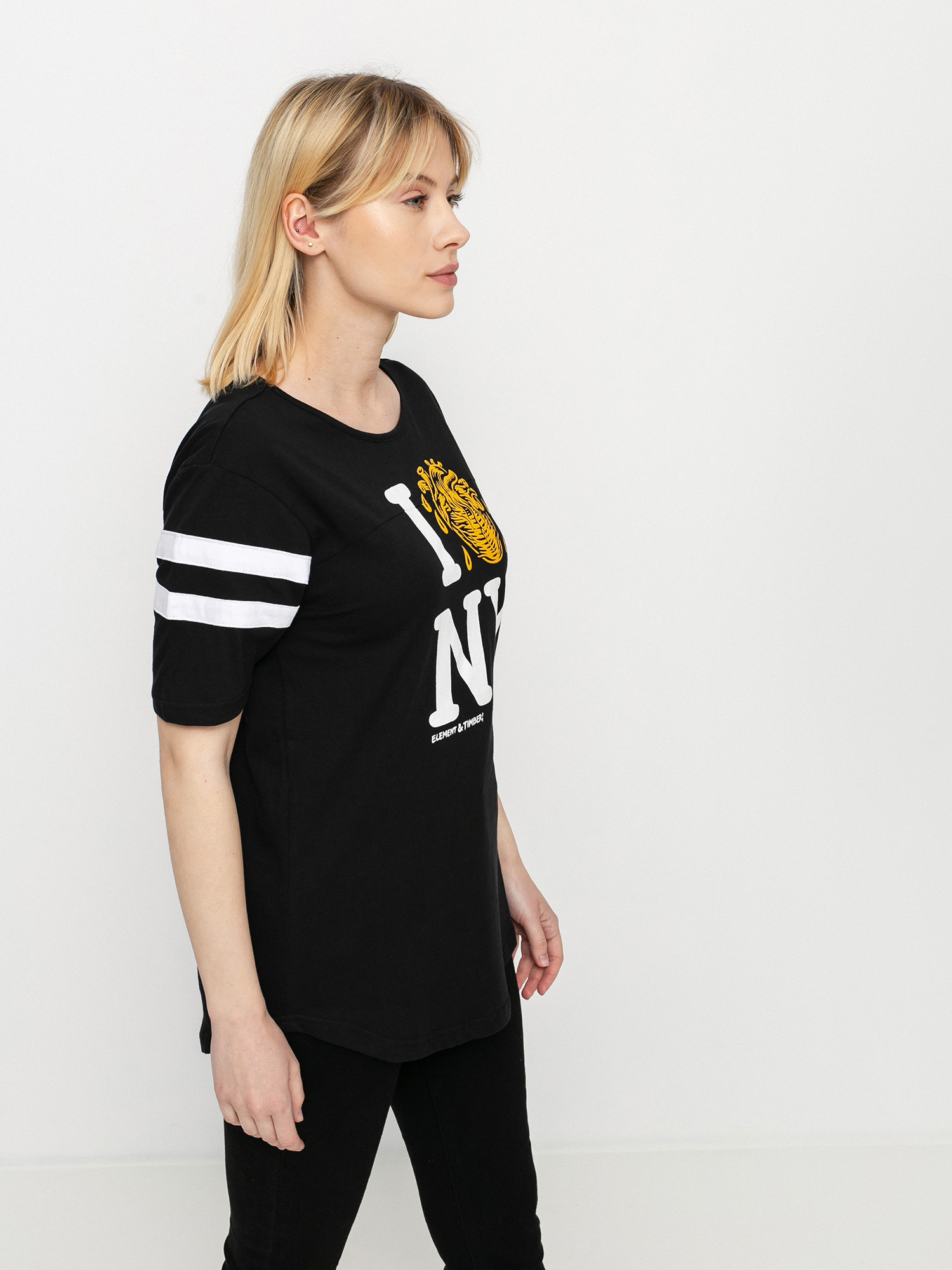 Футболка Element I Heart Football Wmn (black)