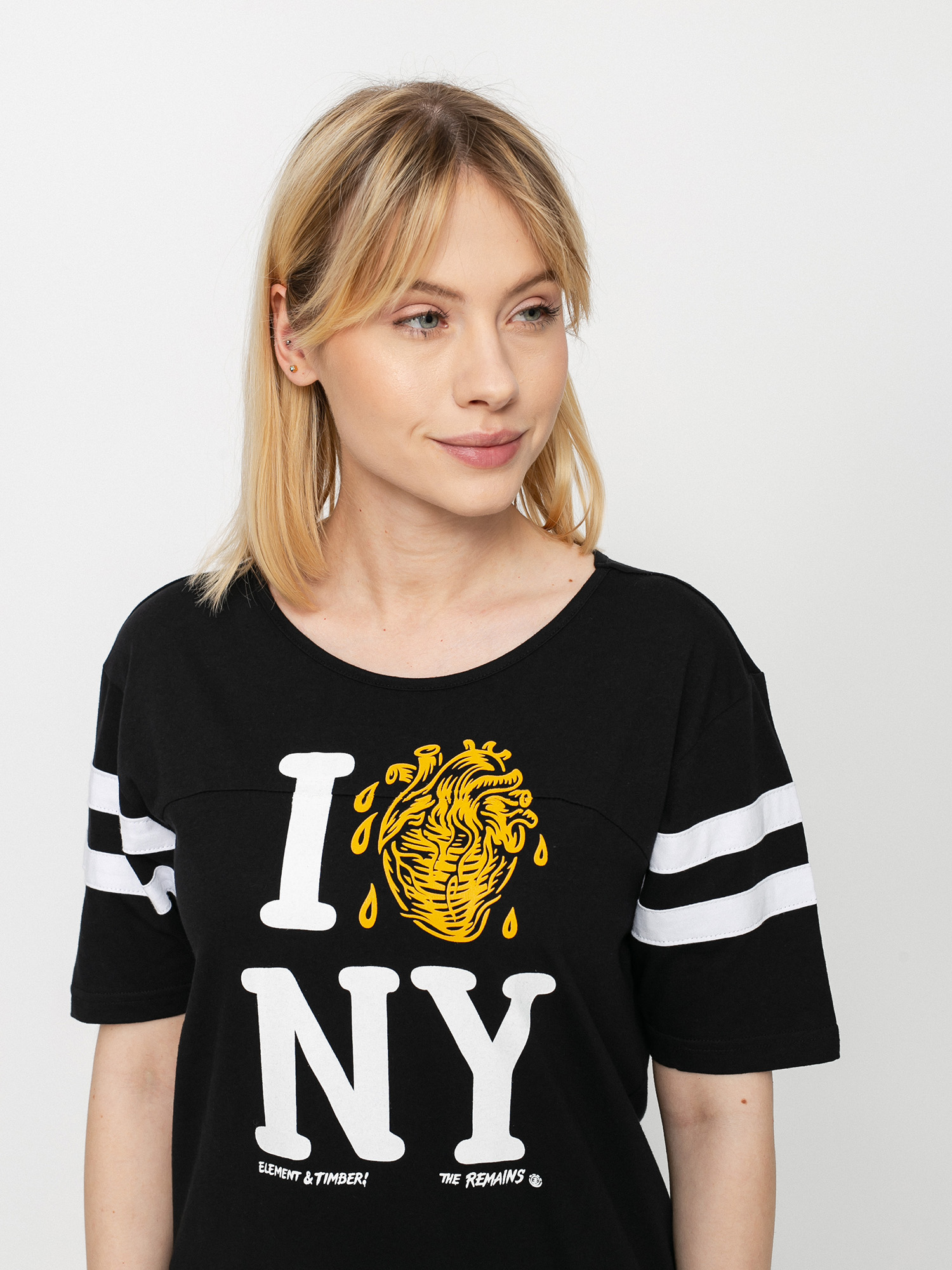 Футболка Element I Heart Football Wmn (black)