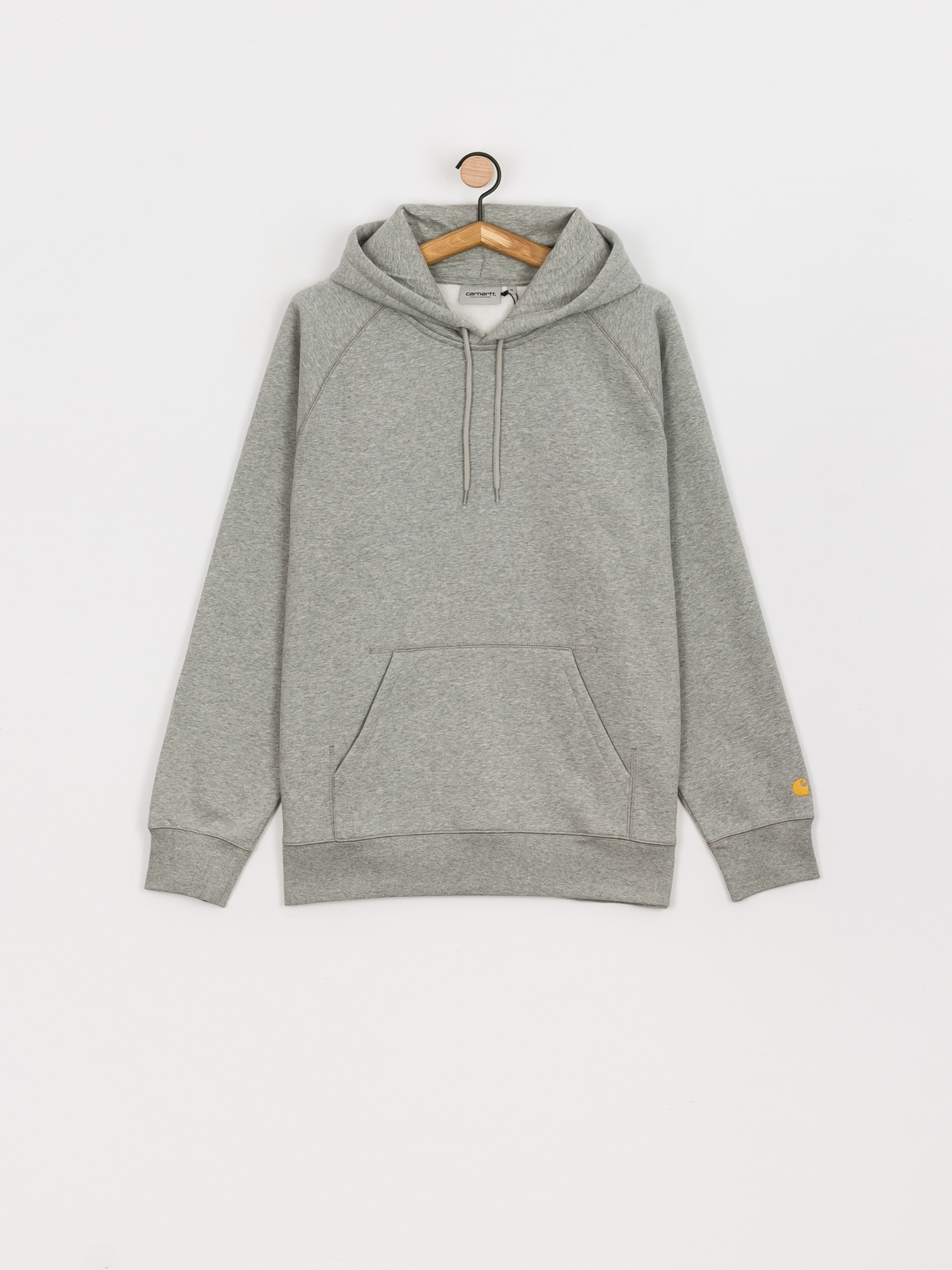 Худі Carhartt WIP Chase HD (grey heather/gold)