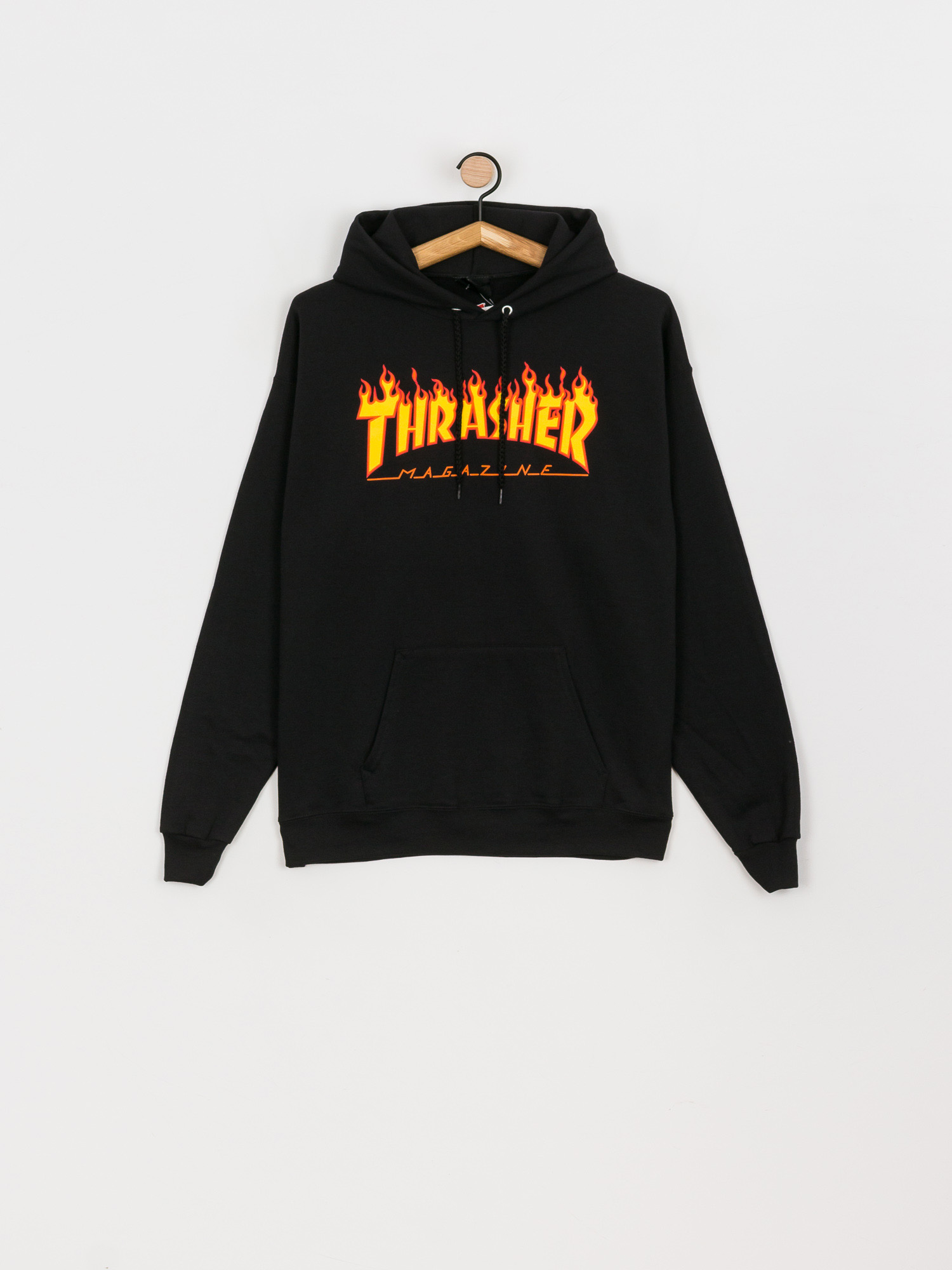 Худі Thrasher Flame HD Wmn (black)