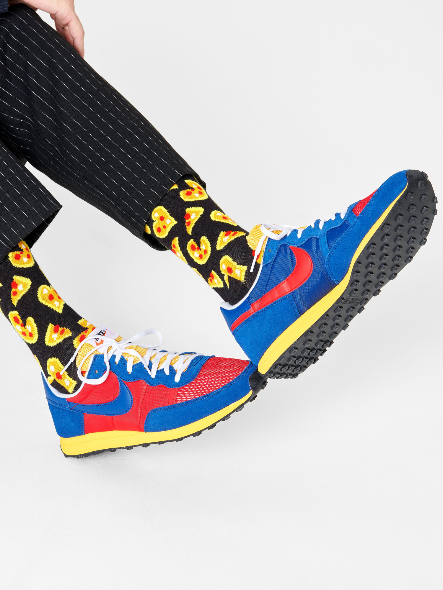  Шкарпетки Happy Socks Pizza Love (black/yellow)