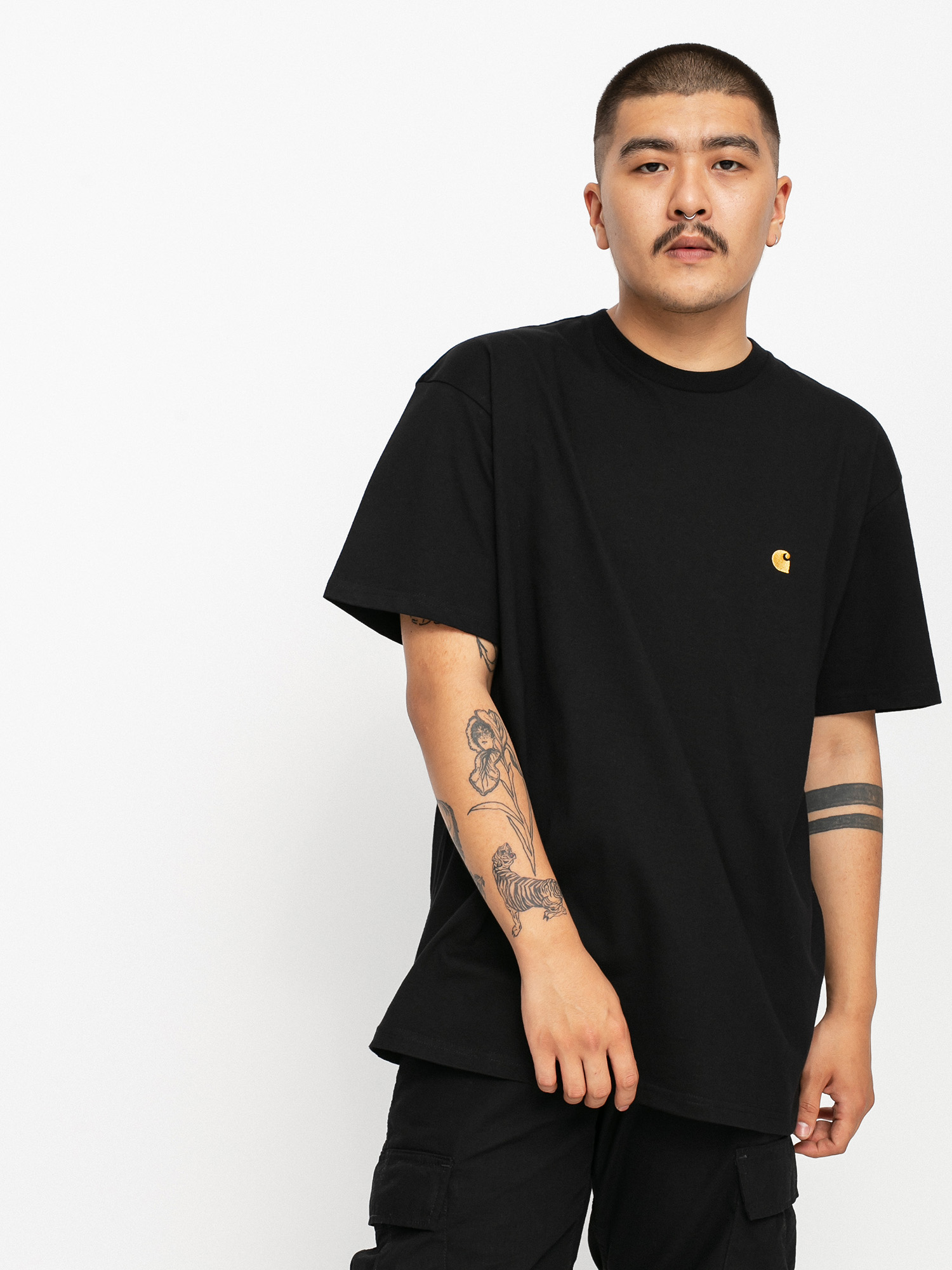 Футболка Carhartt WIP Chase (black/gold)