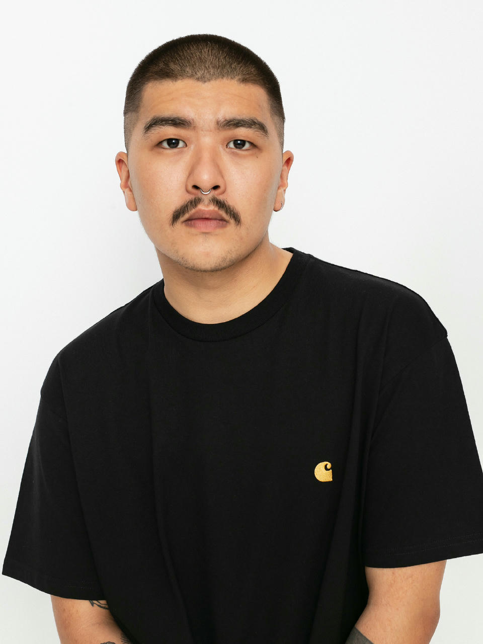 Футболка Carhartt WIP Chase (black/gold)