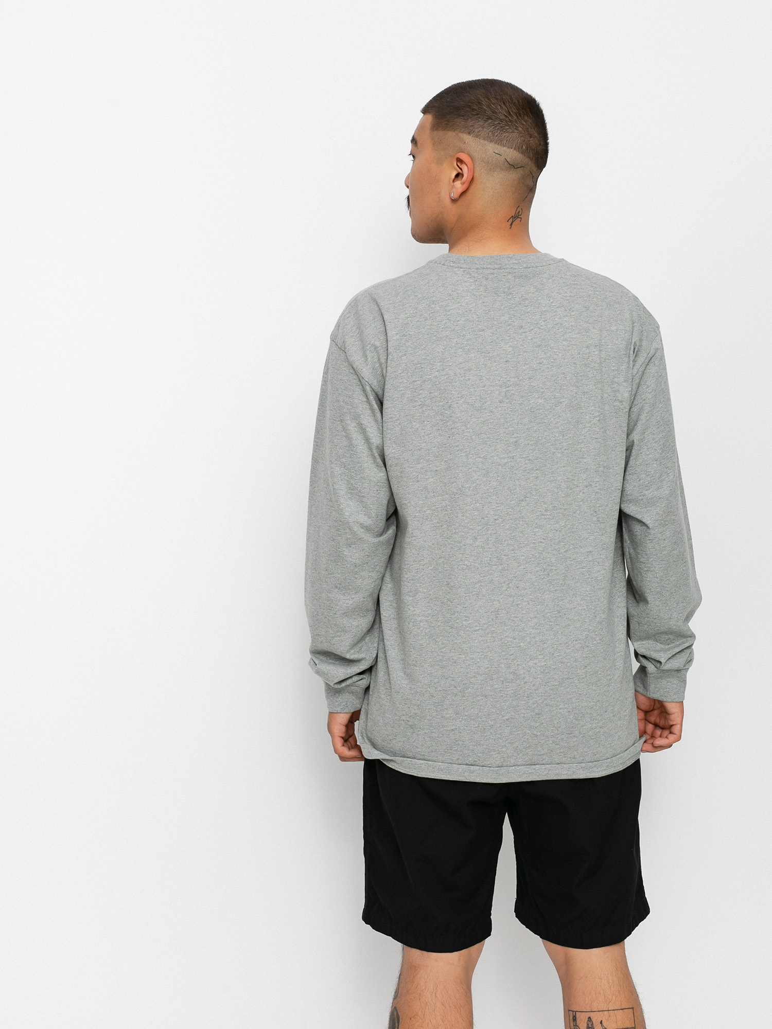 Лонгслів Carhartt WIP Chase (grey heather/gold)