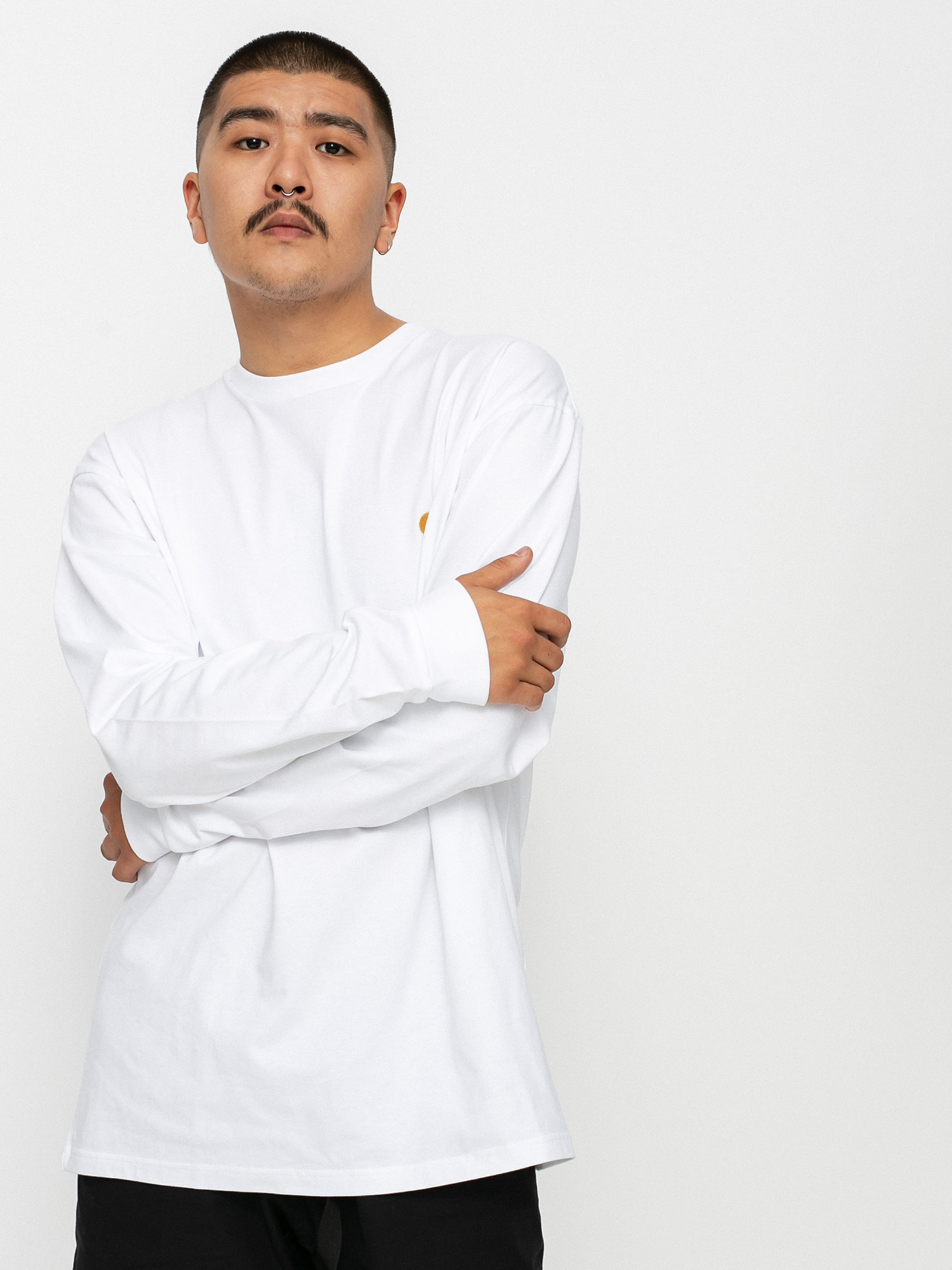 u041bu043eu043du0433u0441u043bu0456u0432 Carhartt WIP Chase (white/gold)