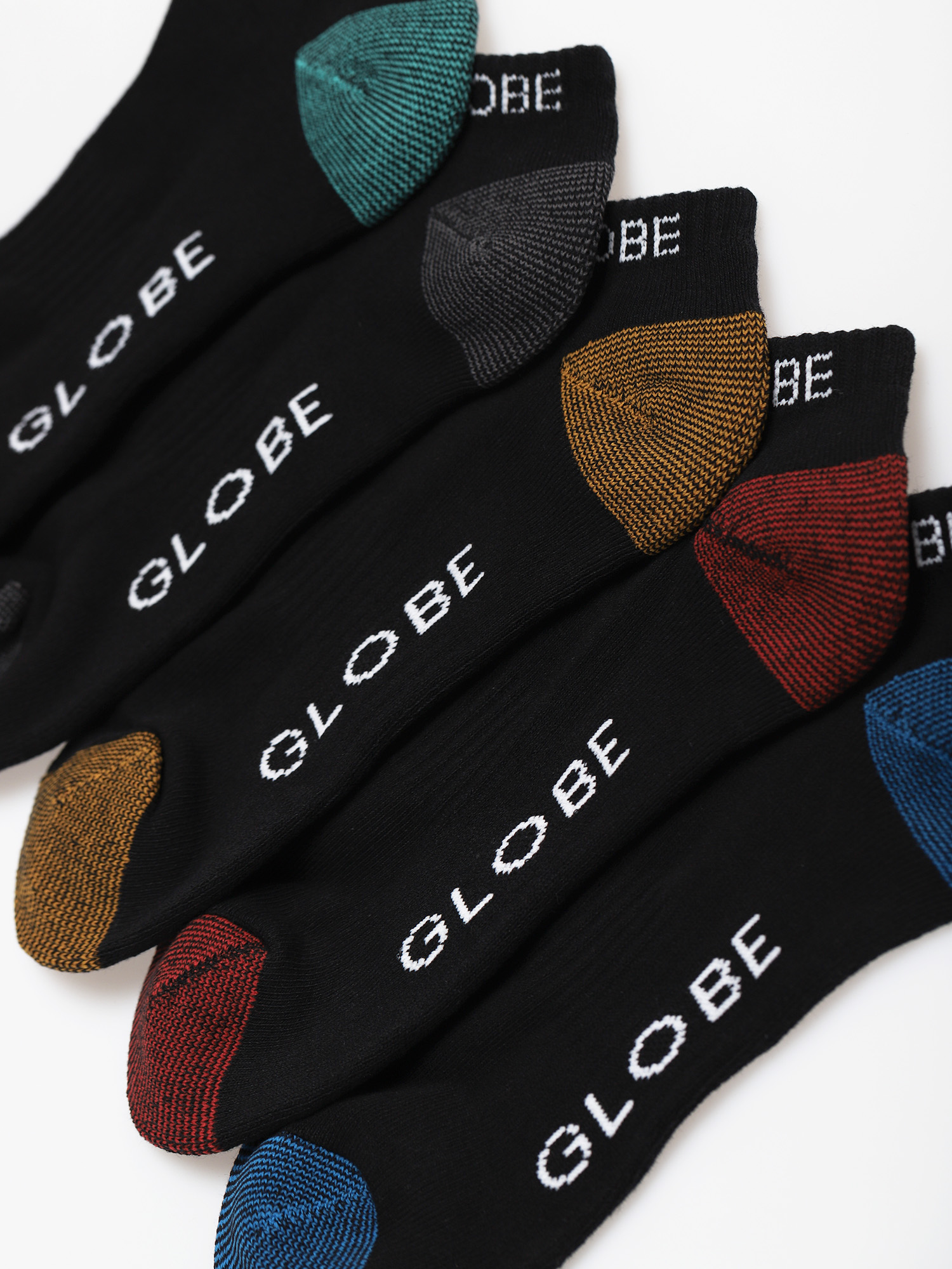  Шкарпетки Globe Ingles Ankle 5 Pack (asst.)