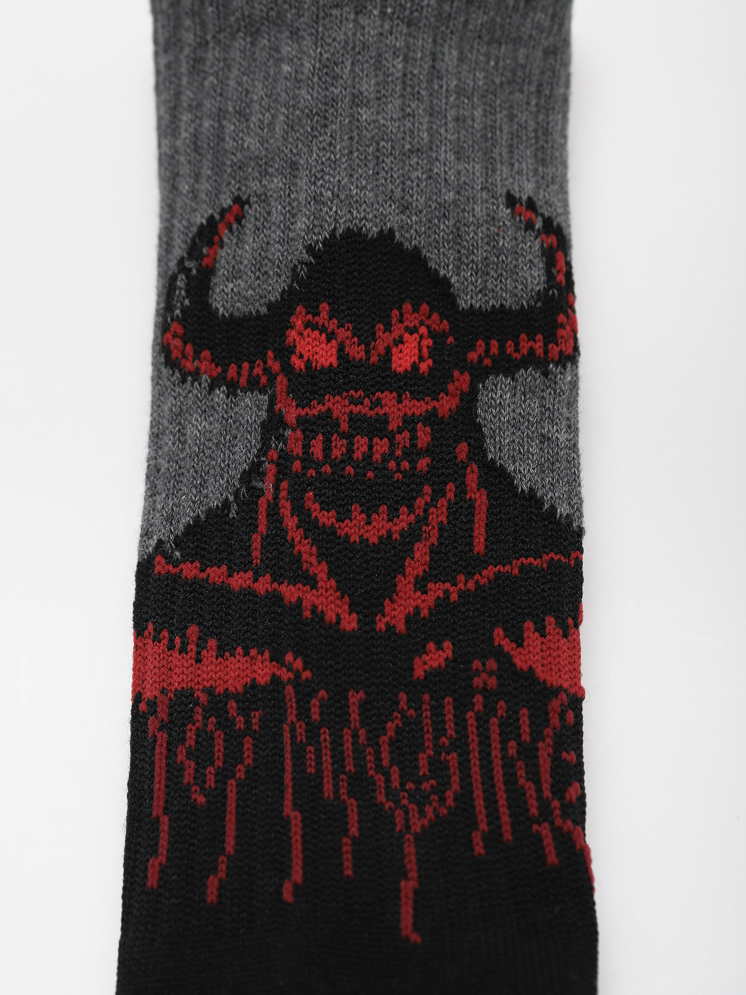  Шкарпетки Toy Machine Hell Monster Crew (grey/black)