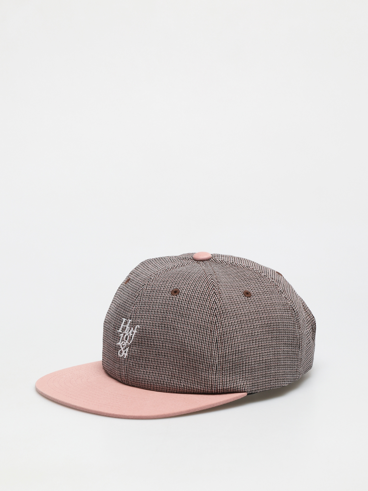 Кепка HUF Micro Houndstooth 6 Panel (dusty rose)