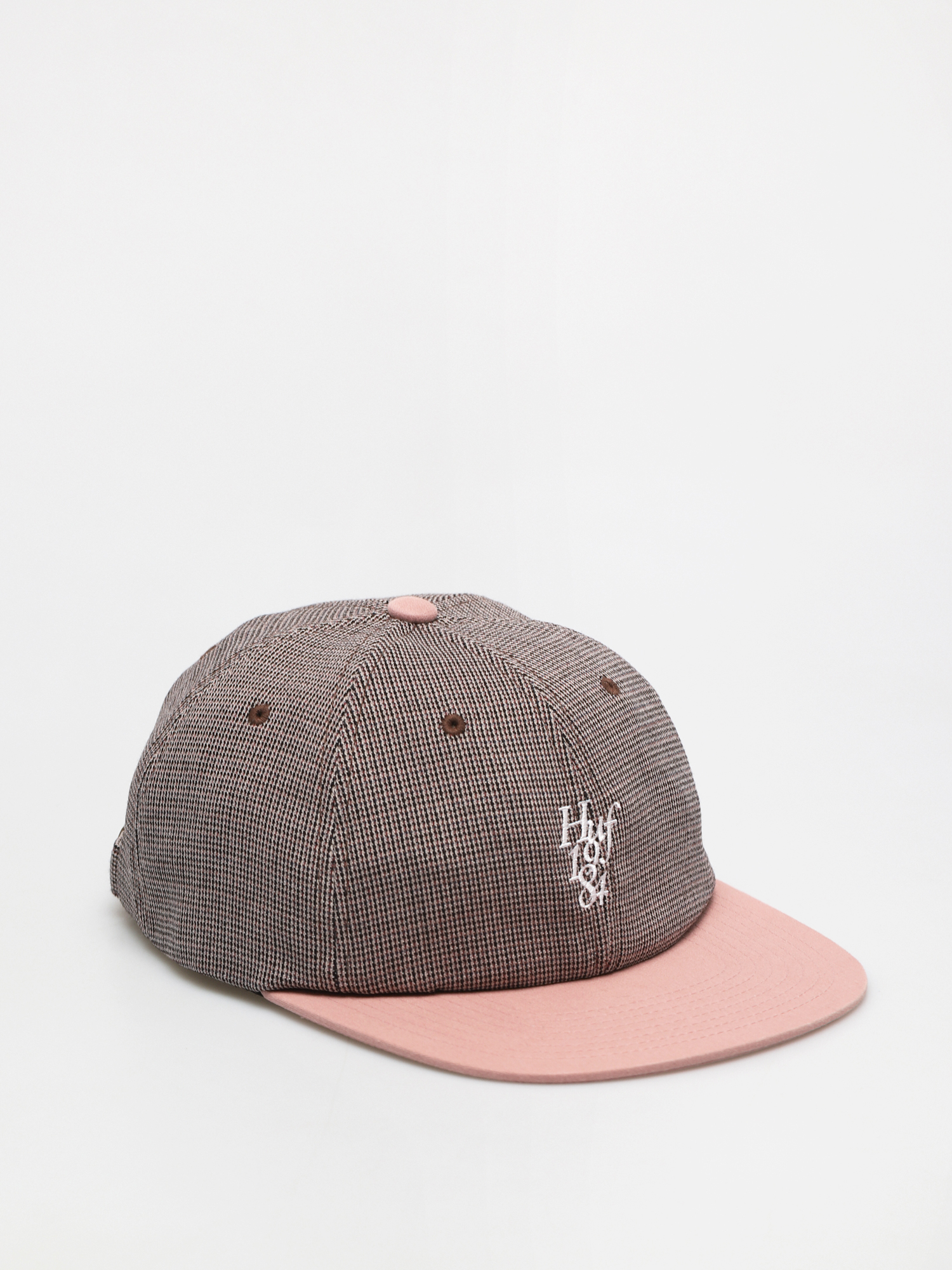 Кепка HUF Micro Houndstooth 6 Panel (dusty rose)