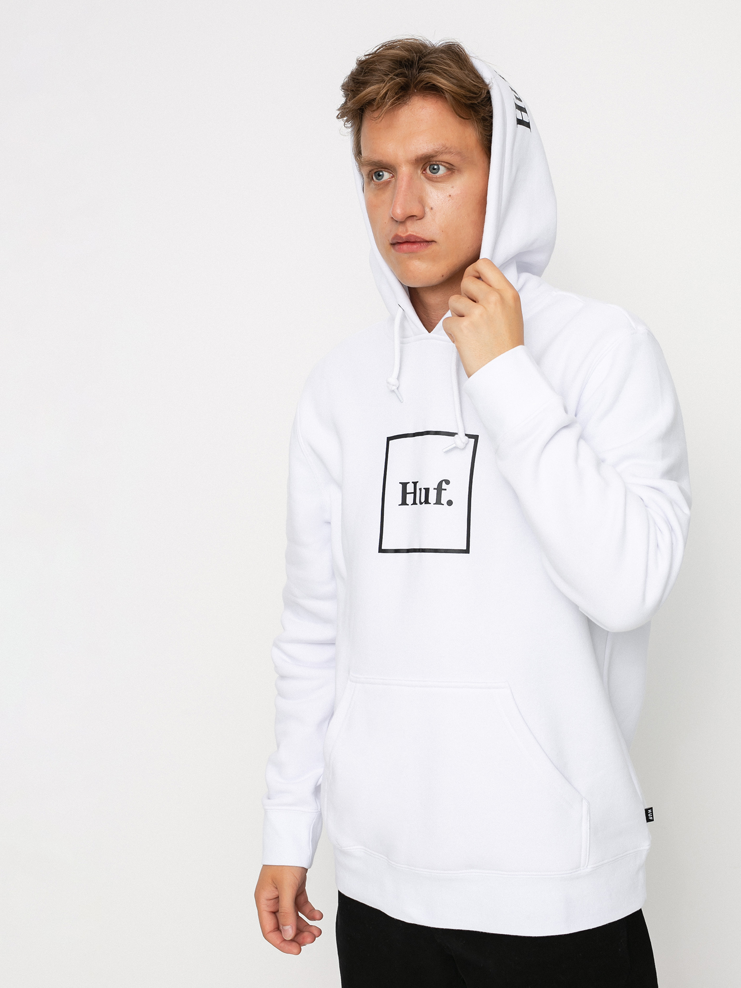 Худі HUF Essentials Box Logo HD (white)