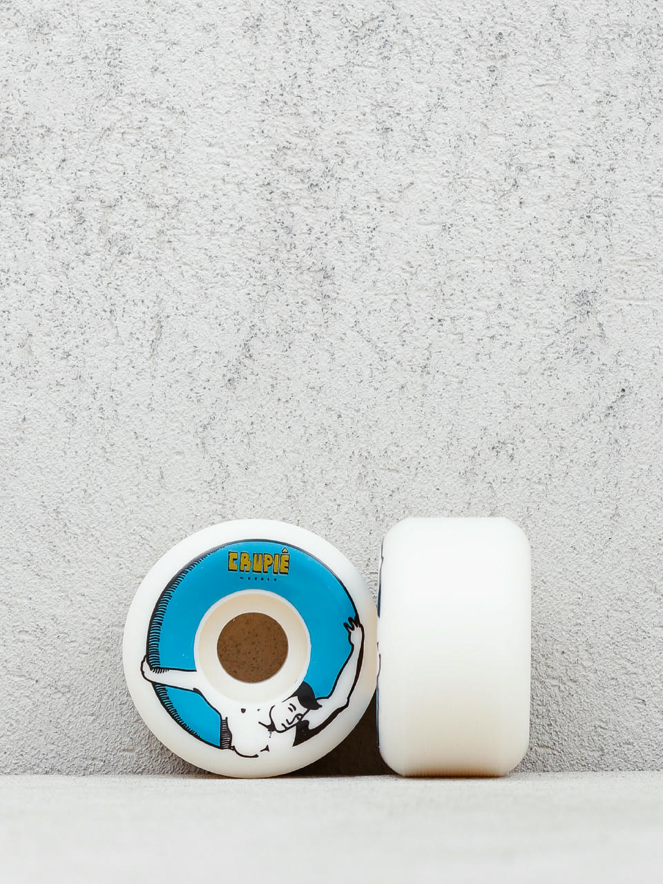 Колеса Crupie Apex Flatspot Resist (white/blue)