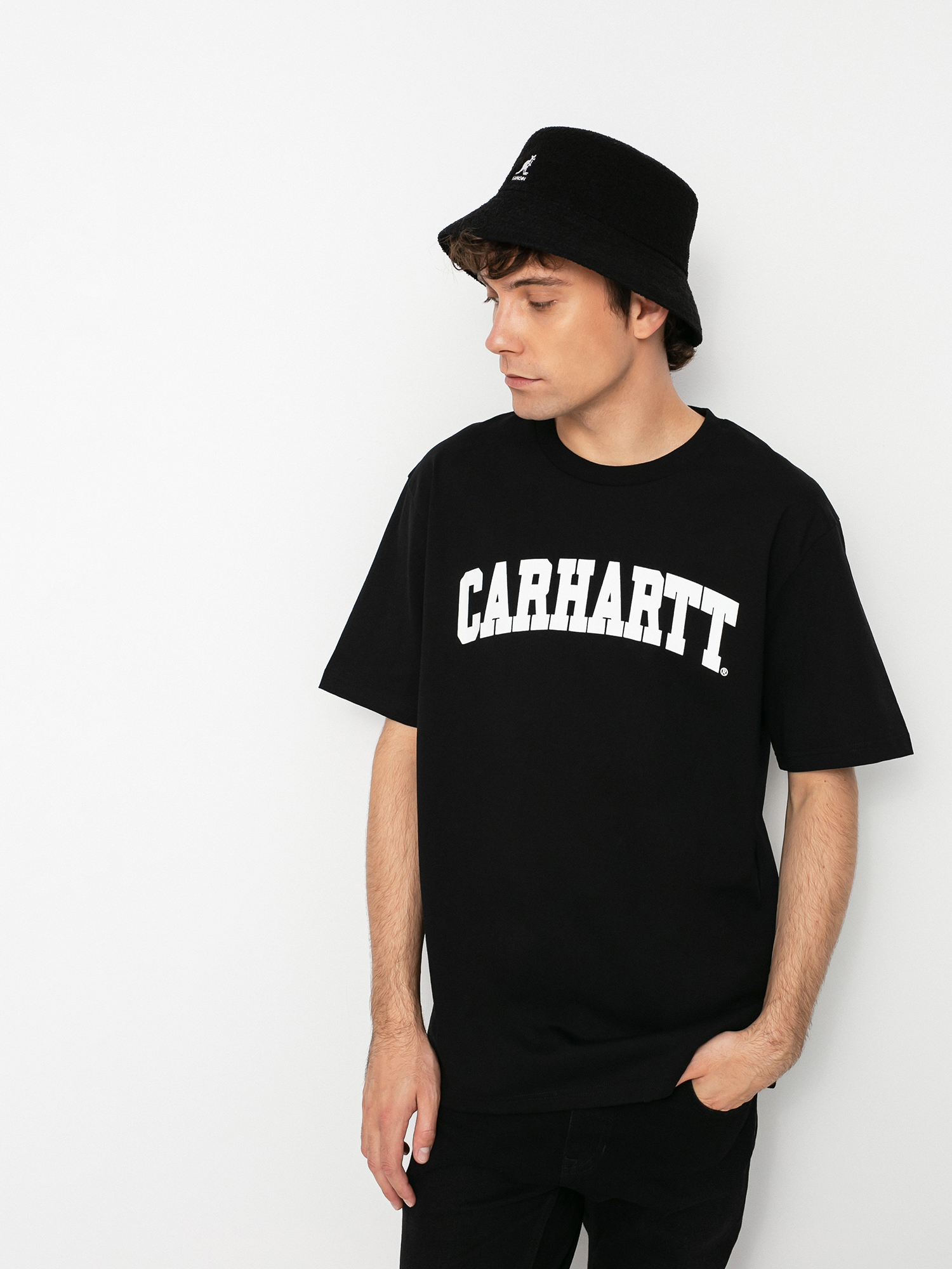 Футболка Carhartt WIP University (black/white)