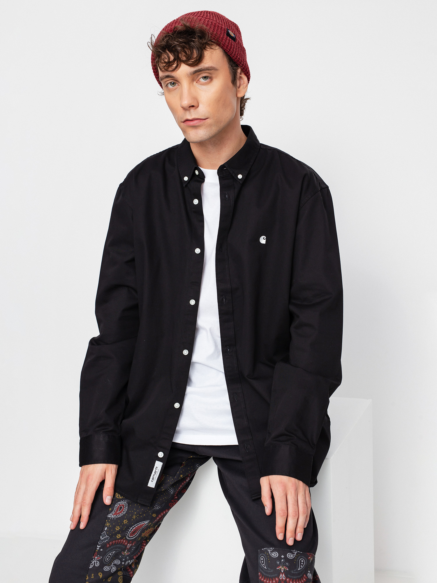 Сорочка Carhartt WIP Madison (black/wax)