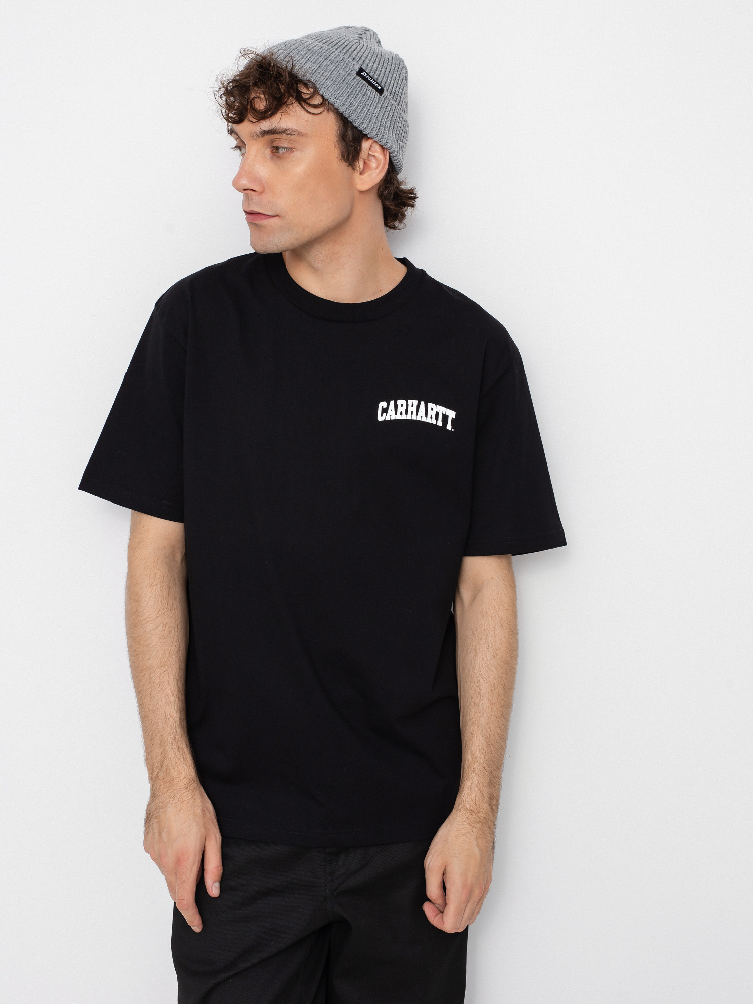 Футболка Carhartt WIP University Script (black/white)
