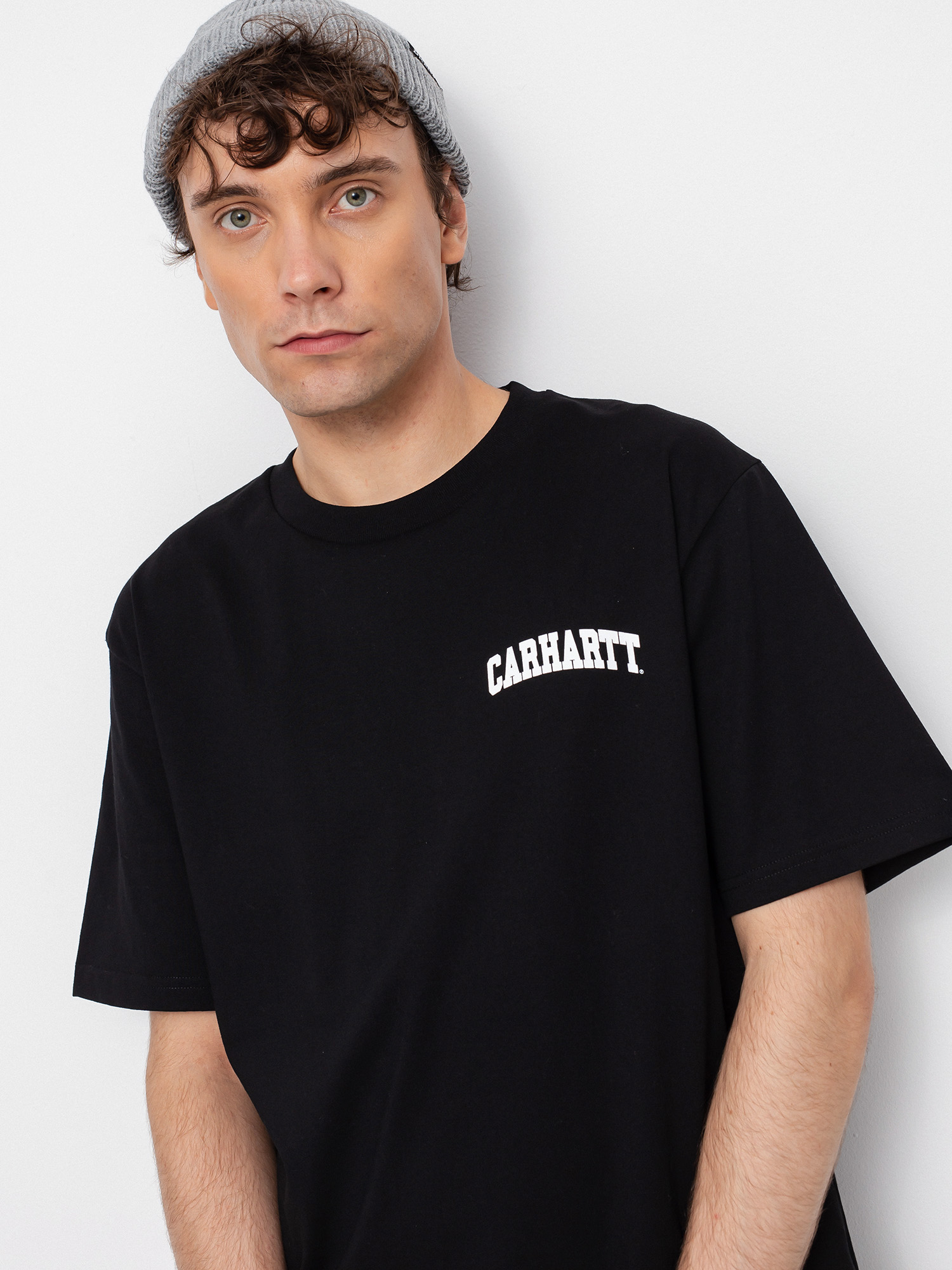Футболка Carhartt WIP University Script (black/white)