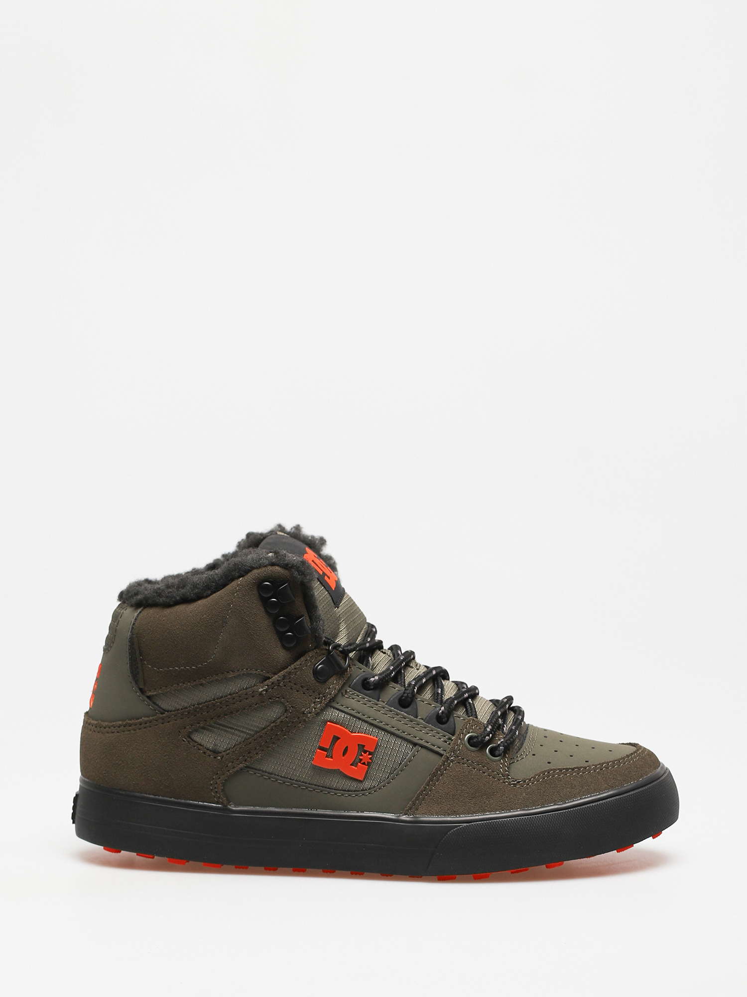 Взуття DC Pure High Top Wc Wnt (dusty olive/orange)