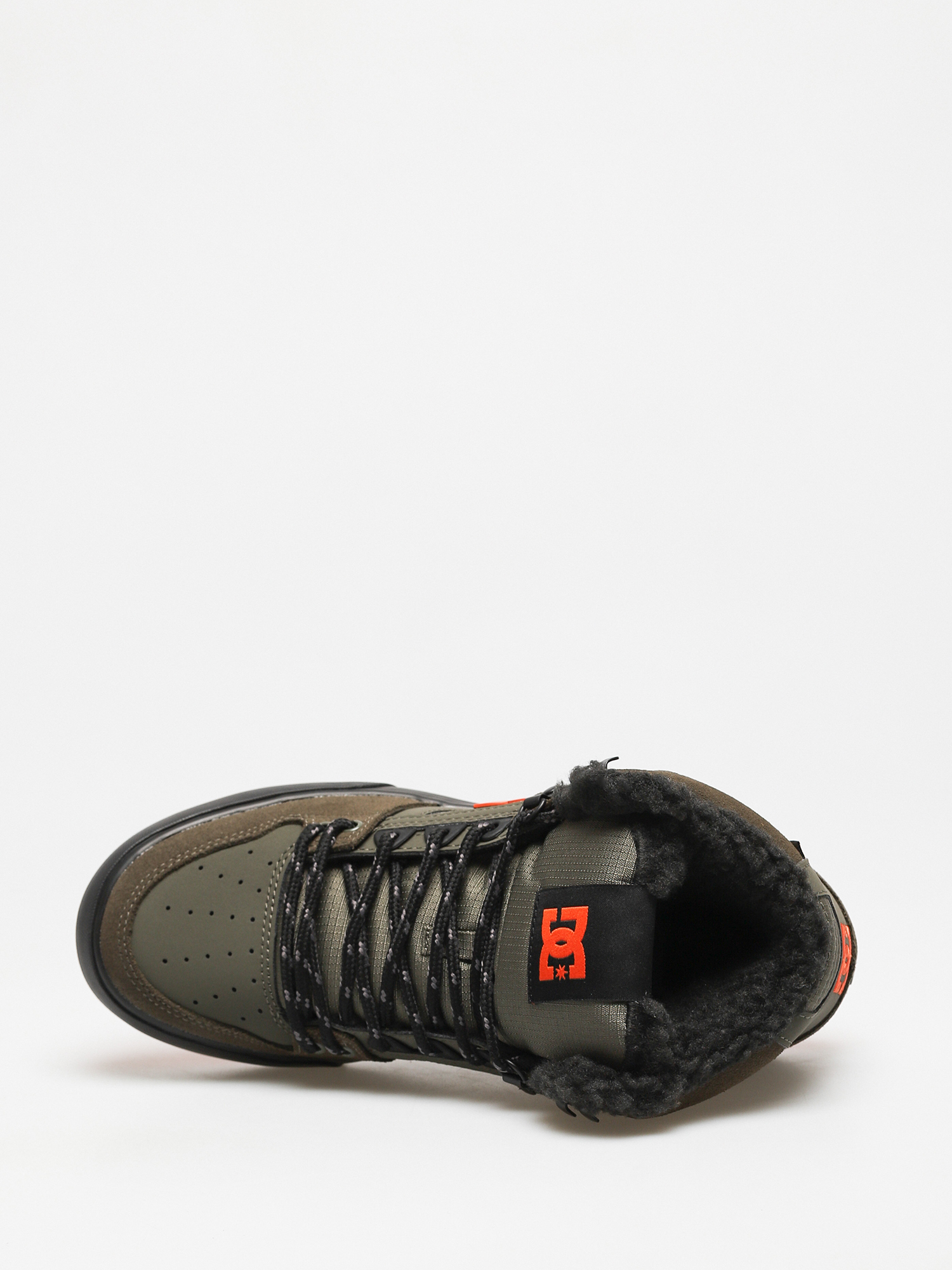 Взуття DC Pure High Top Wc Wnt (dusty olive/orange)