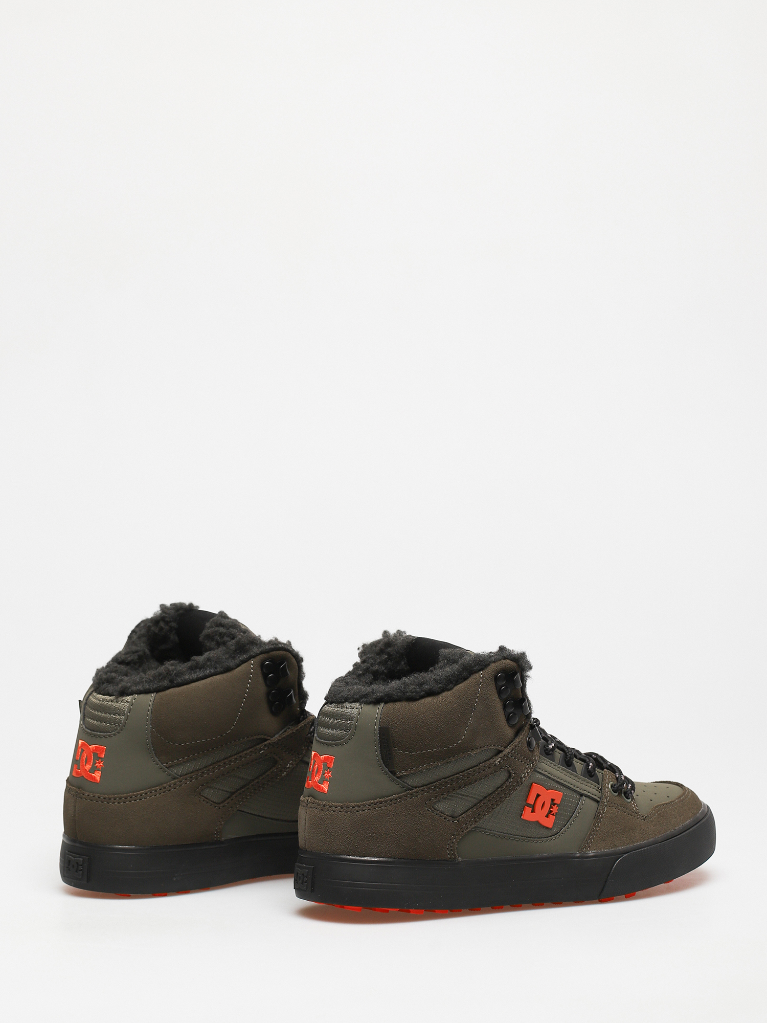 Взуття DC Pure High Top Wc Wnt (dusty olive/orange)