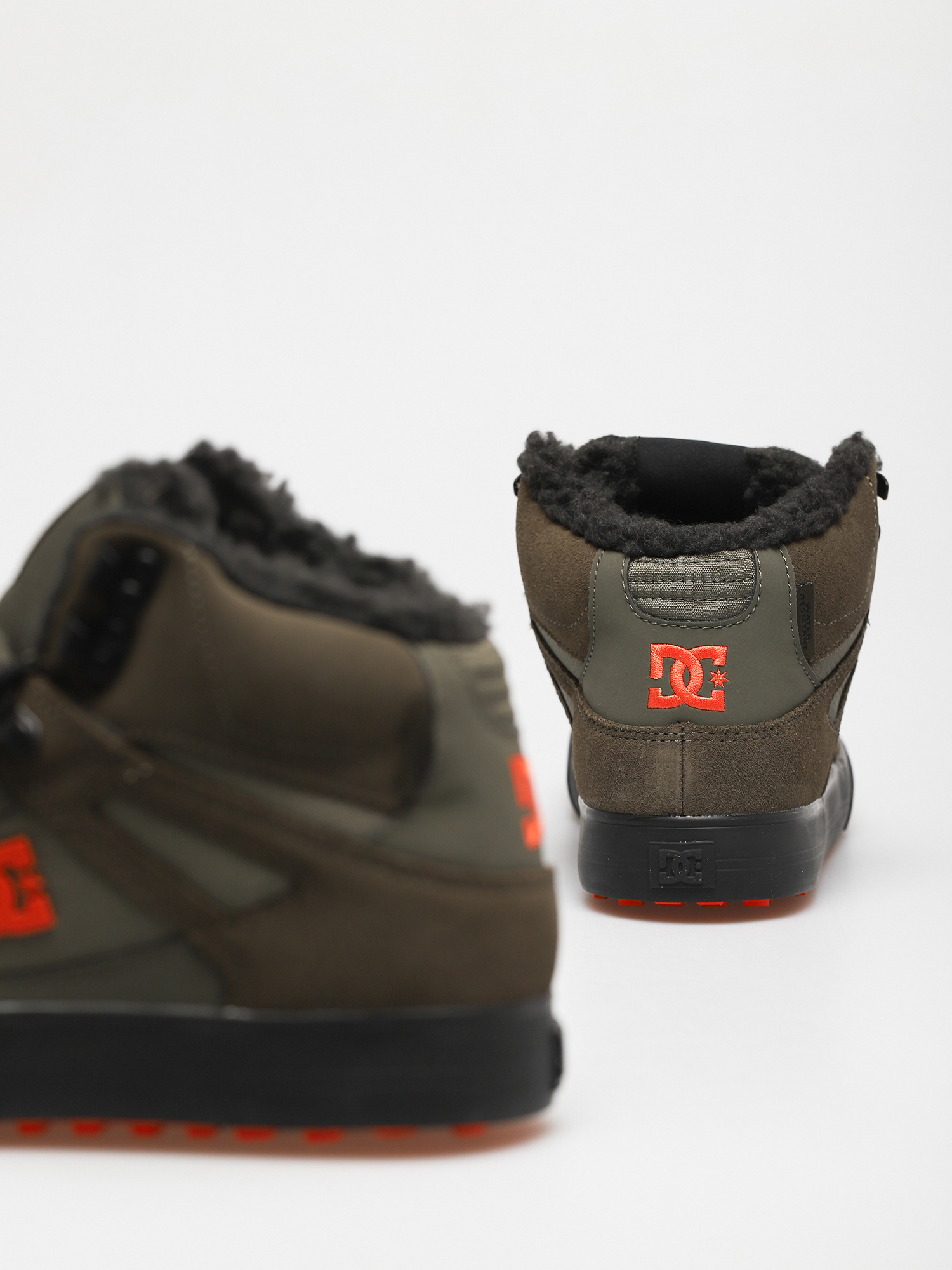 Взуття DC Pure High Top Wc Wnt (dusty olive/orange)
