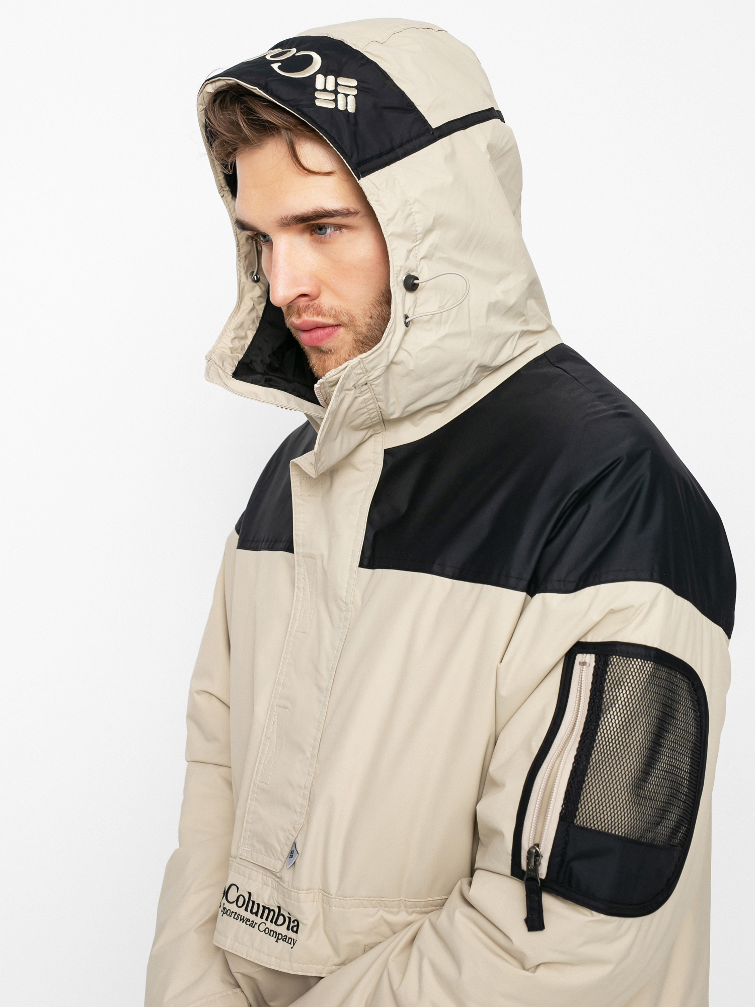 Куртка Columbia Challenger Pullover (ancient fossil/black)