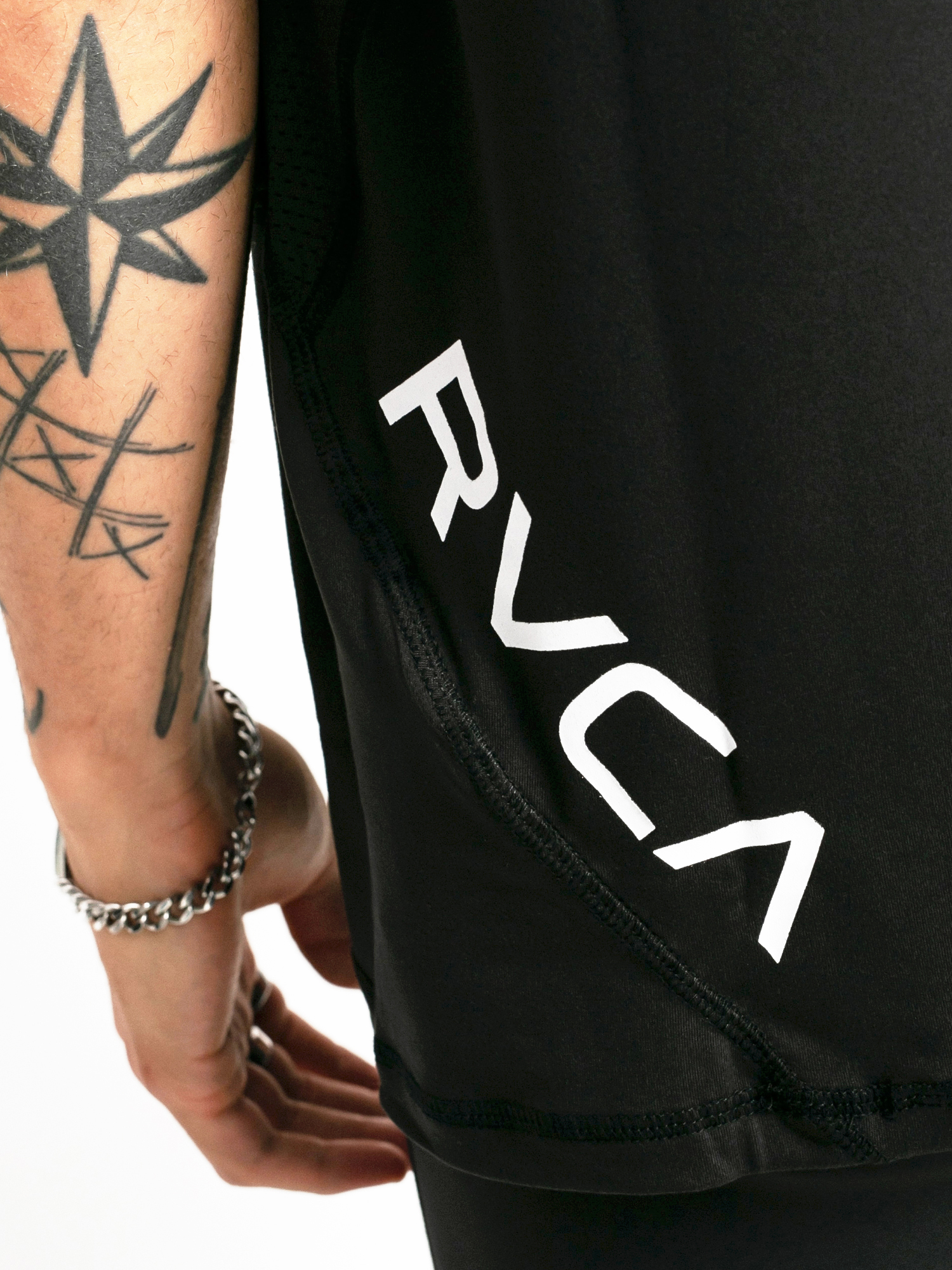 Футболка RVCA Sport Vent Lycra (black)