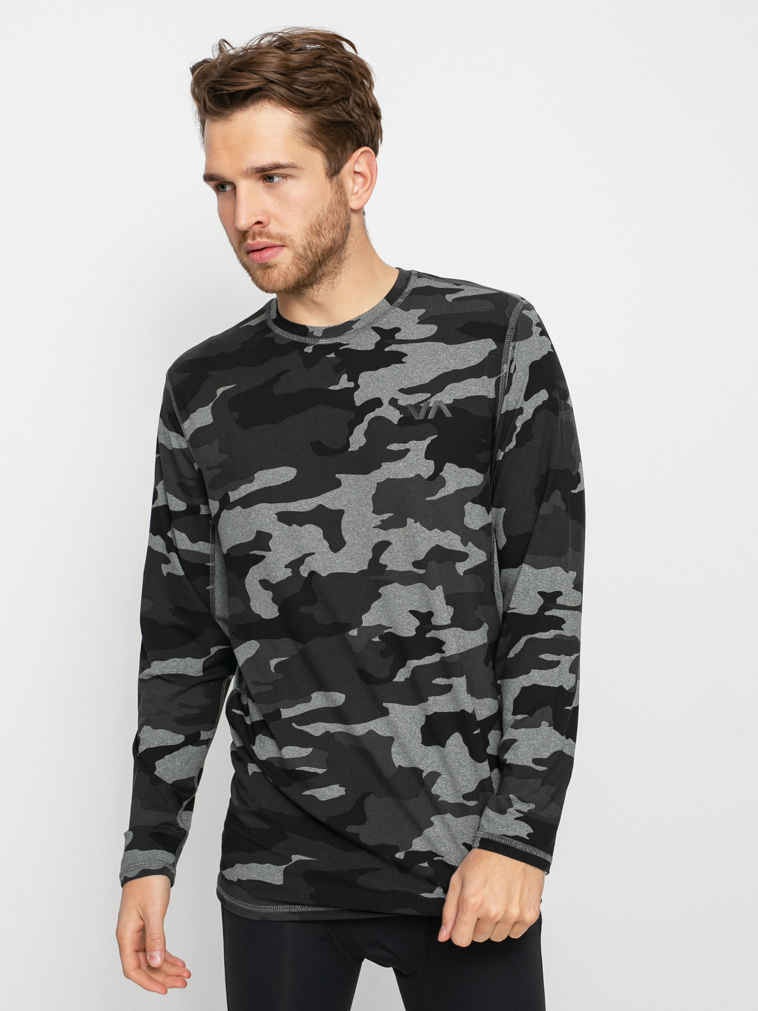 Лонгслів RVCA Sport Vent Lycra (camo ii)