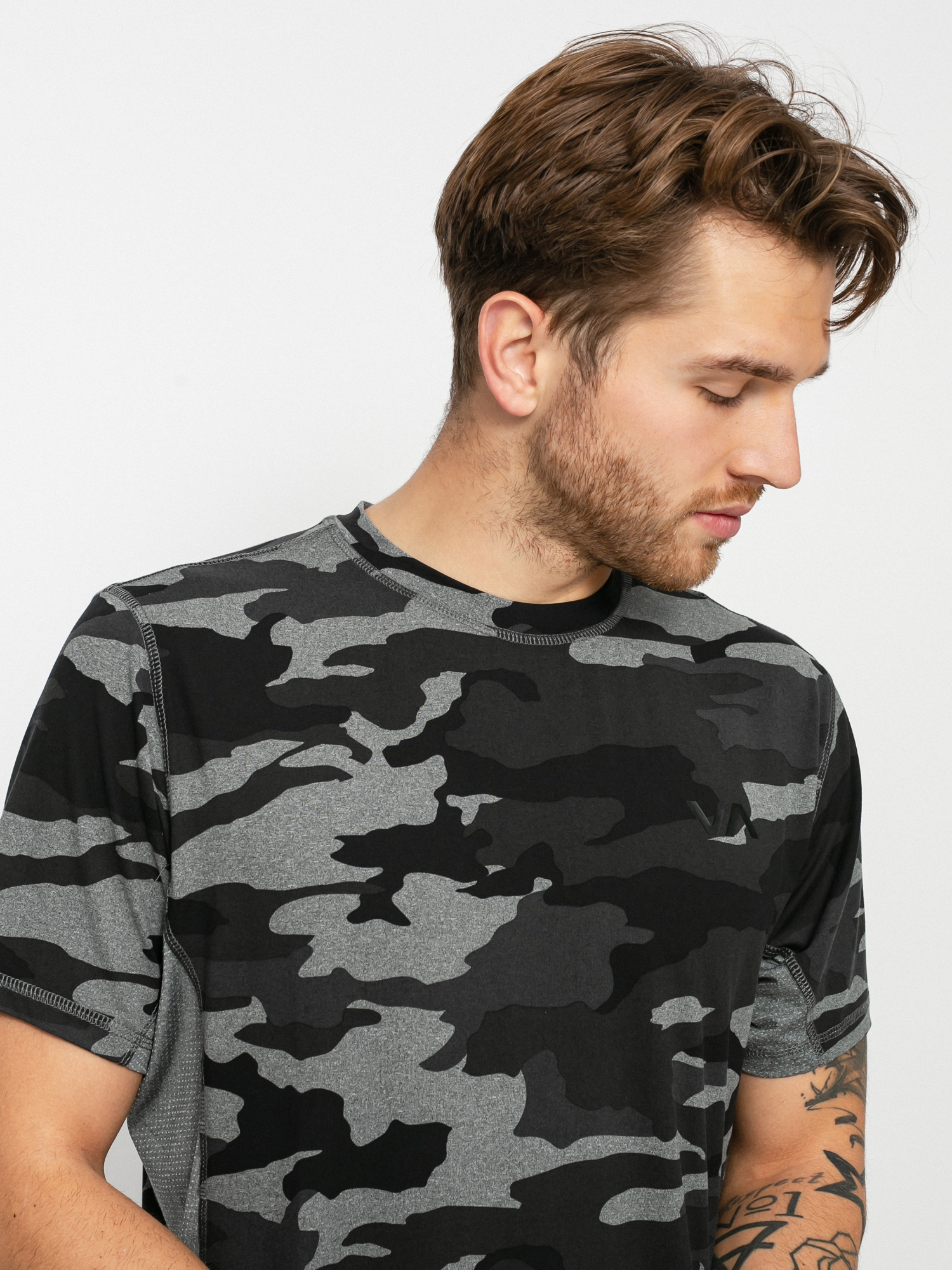 Футболка RVCA Sport Vent Lycra (camo ii)