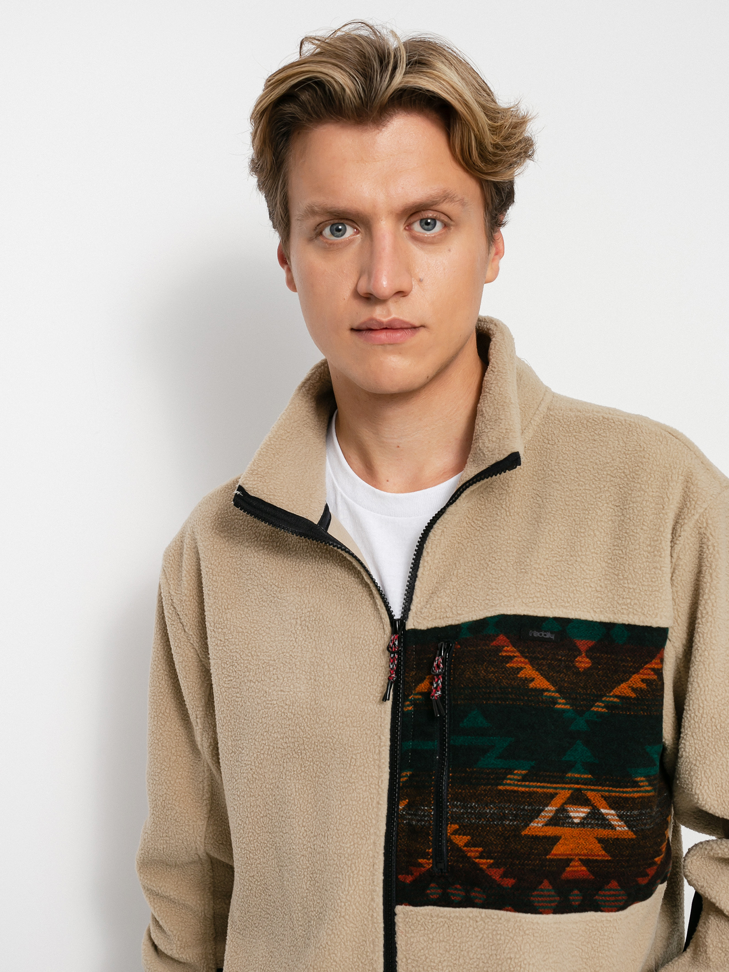 Чоловічий Флісовий светр Iriedaily Wonderer Track (khaki)