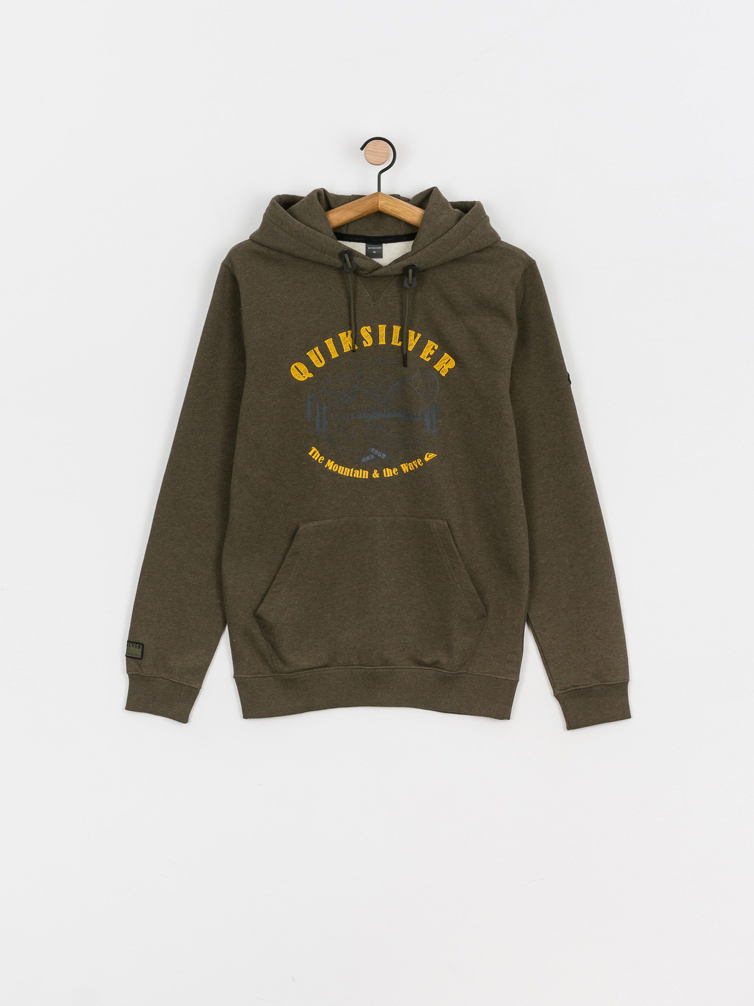 Чоловіча Термосвітшот Quiksilver Big Logo Snow HD (grape leaf)