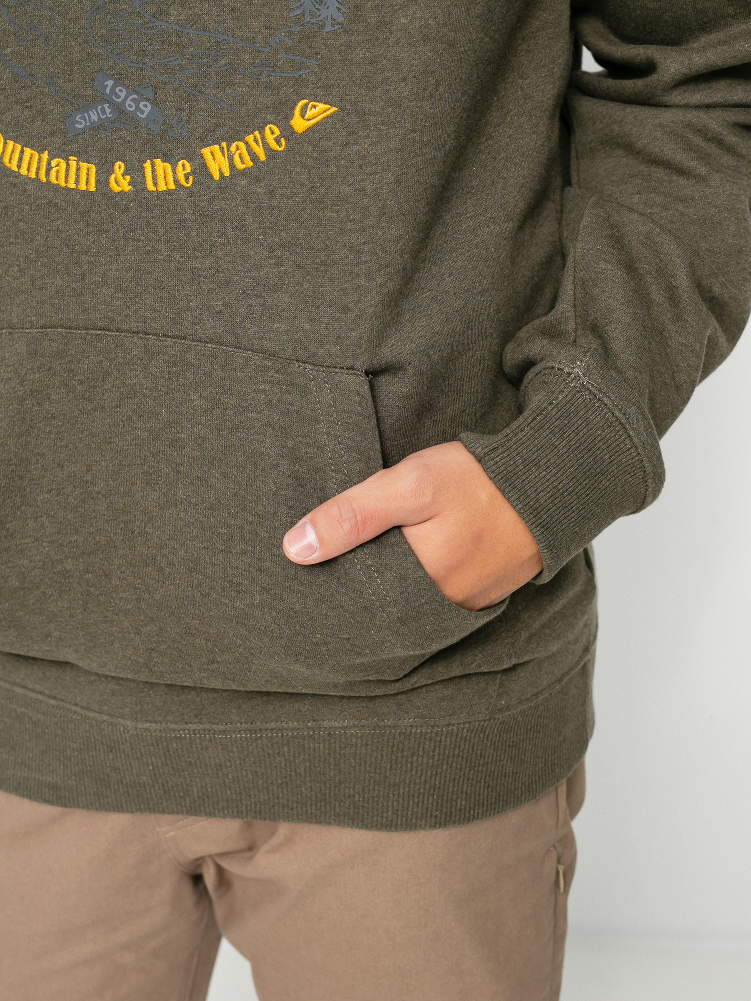 Чоловіча Термосвітшот Quiksilver Big Logo Snow HD (grape leaf)