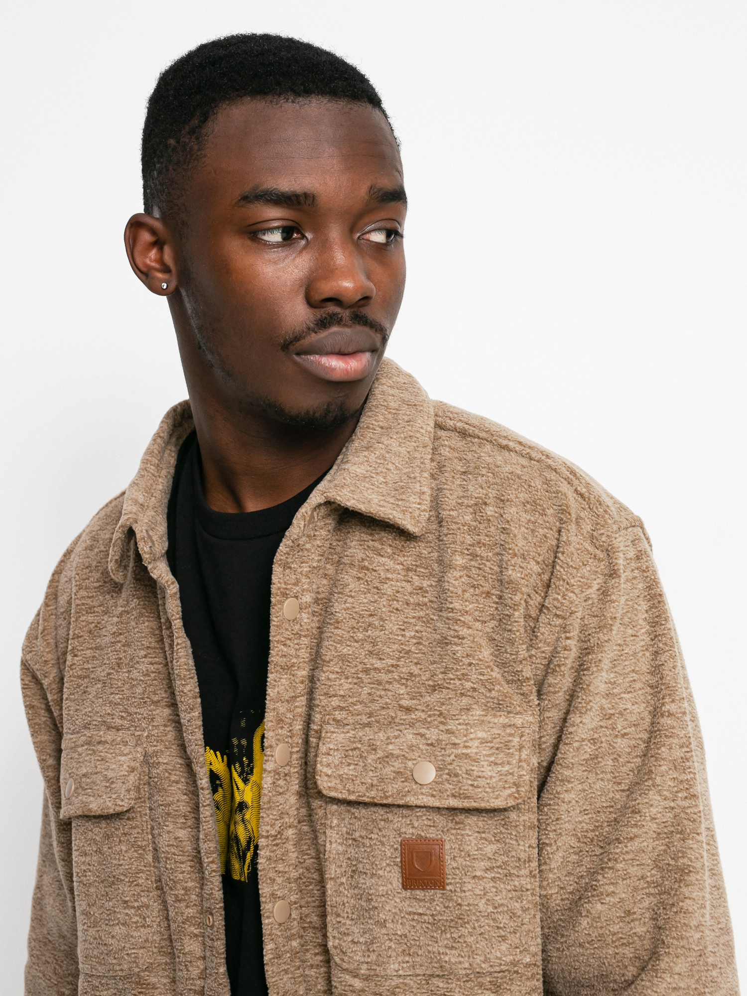 Сорочка Brixton Bowery Arctic Stretch Ls (oatmeal)