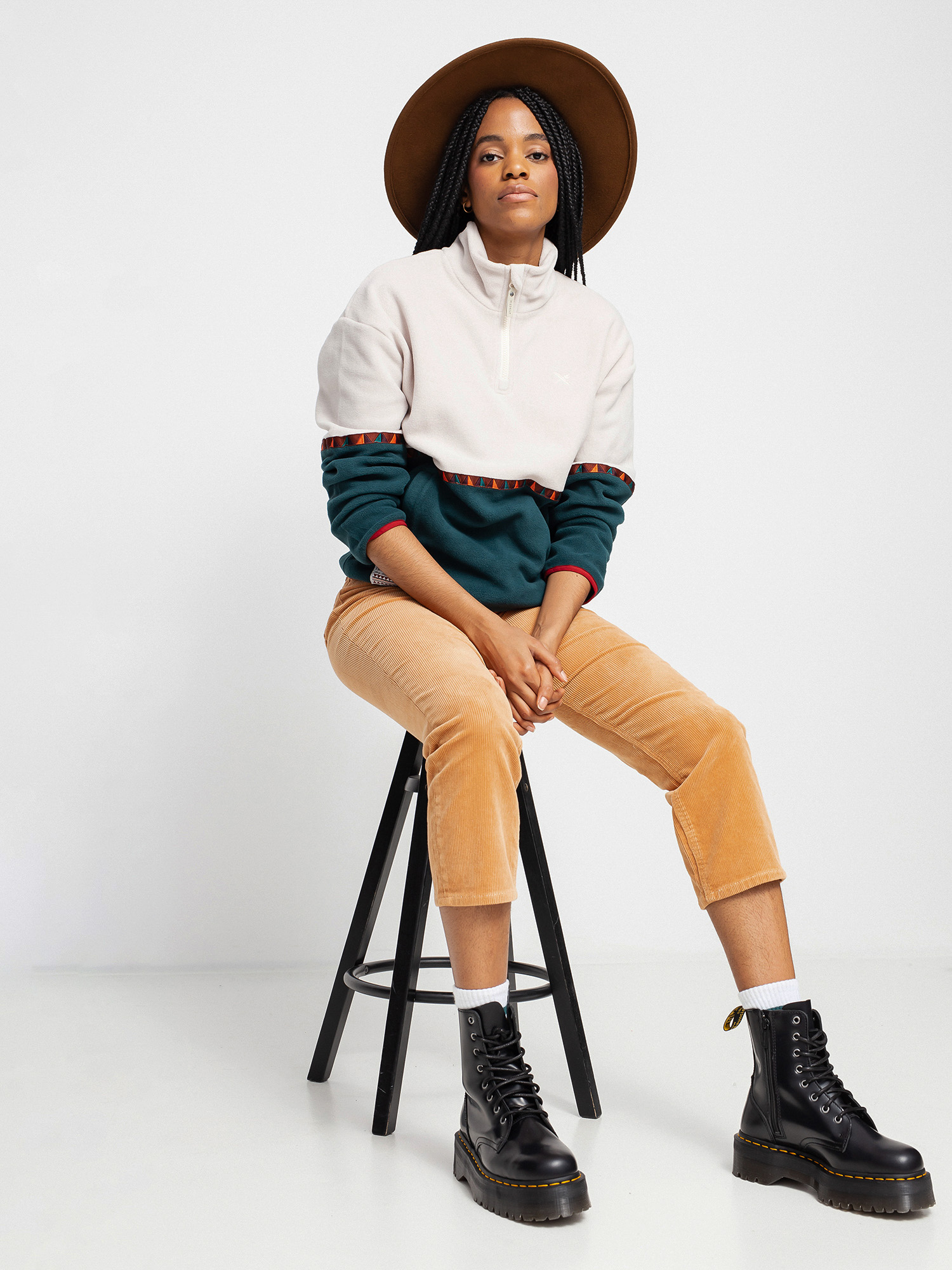 Жіночий Флісовий светр Iriedaily Holina Fleece Troyer (dark teal)