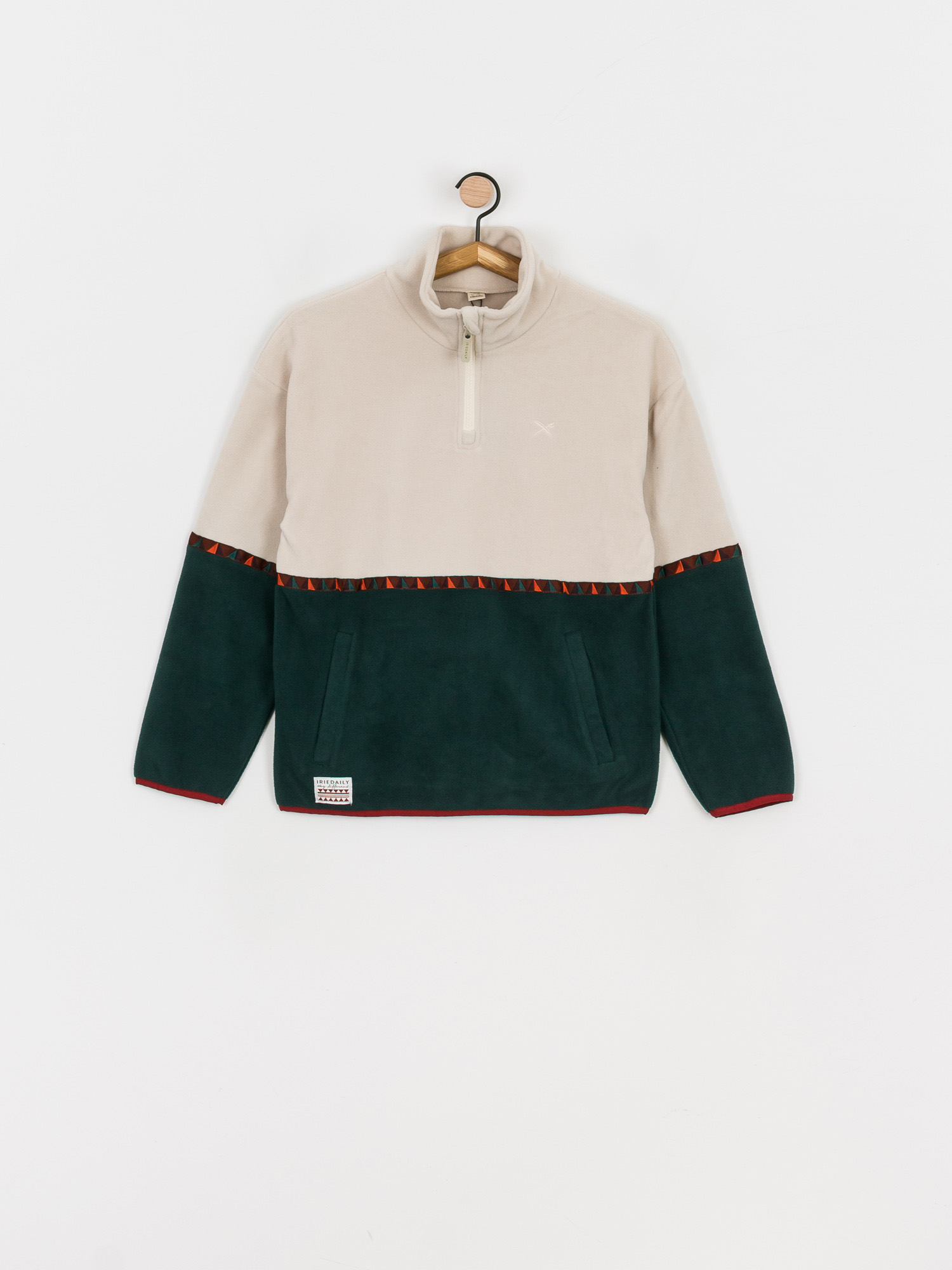 u0424u043bu0456u0441u043eu0432u0438u0439 u0441u0432u0435u0442u0440 Iriedaily Holina Fleece Troyer Wmn (dark teal)