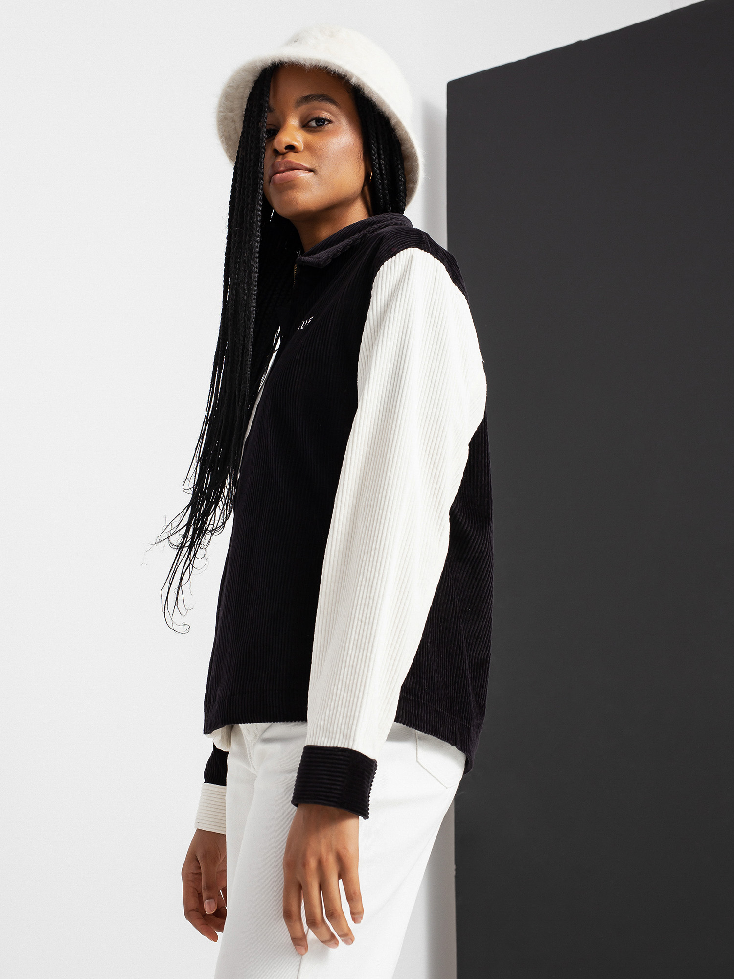 Куртка HUF Vandenberg Corduroy Wmn (black)