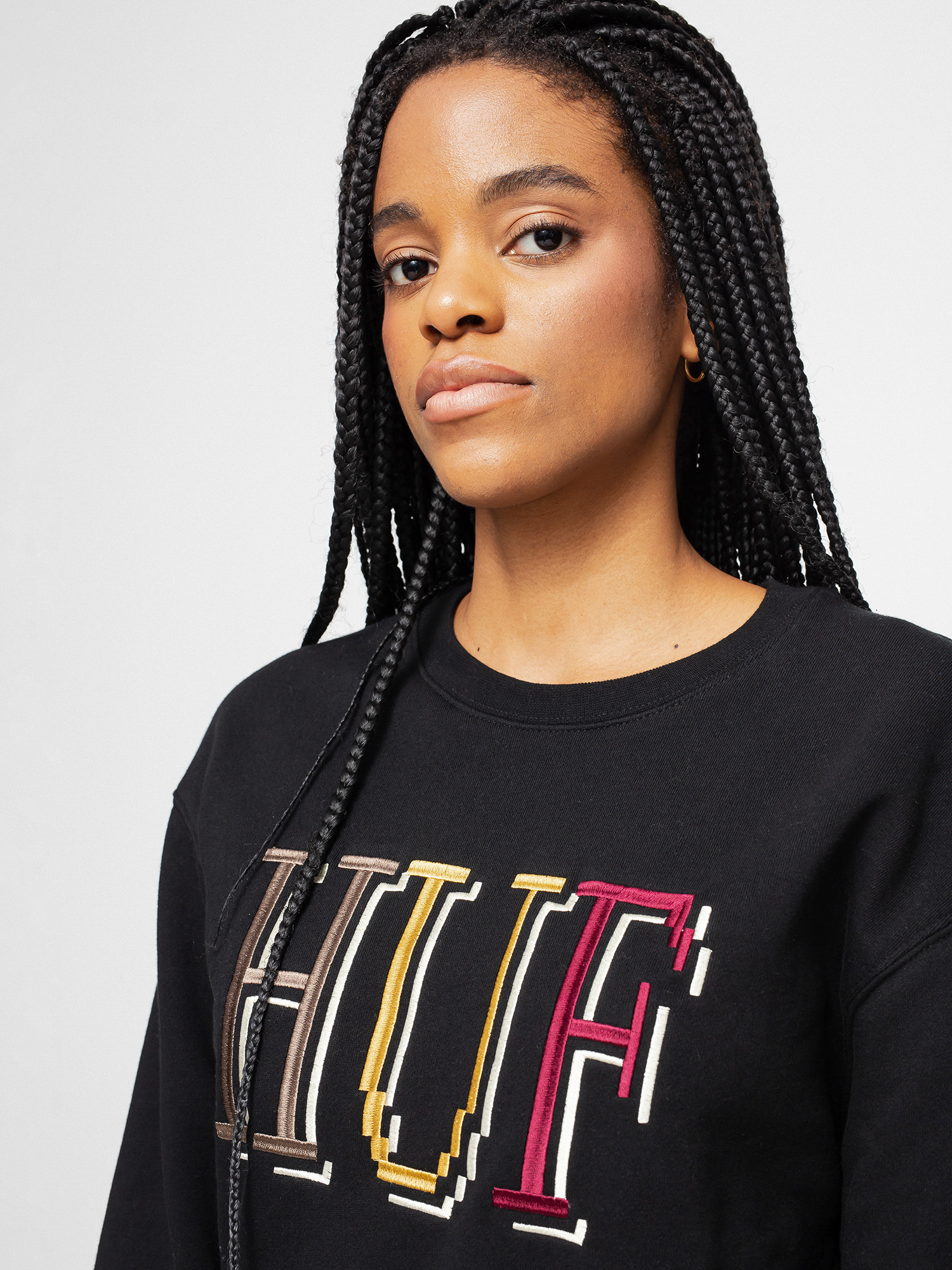 Світшот HUF 8-Bit Wmn (black)