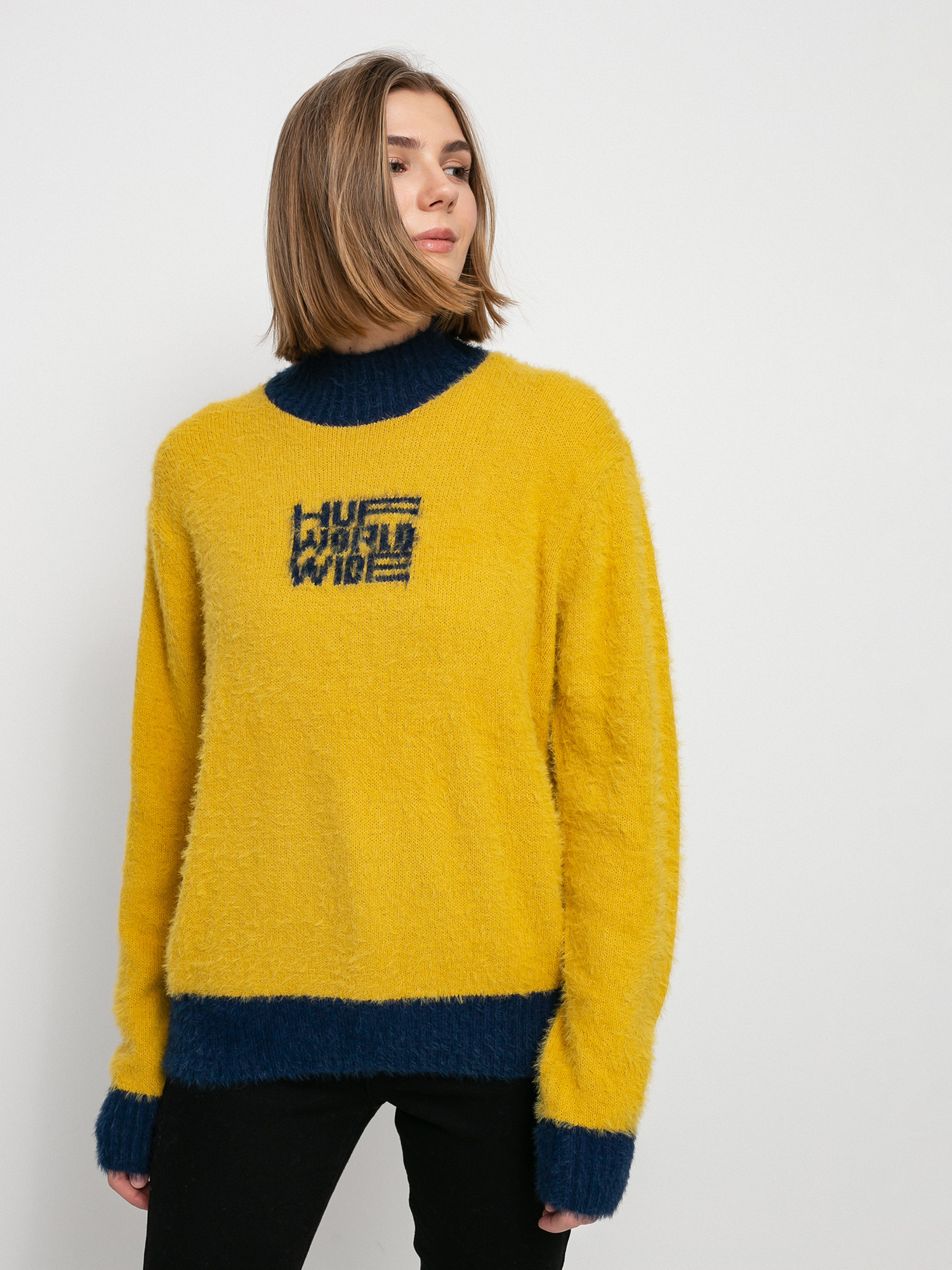 Светр HUF Disorder Jacquard Wmn (gold)