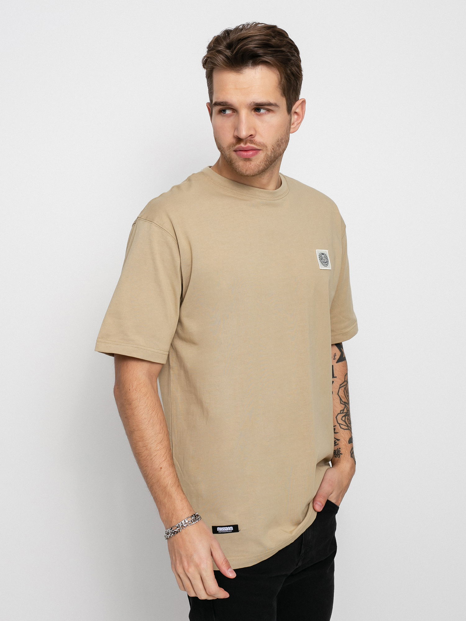 Футболка MassDnm Patch (beige)