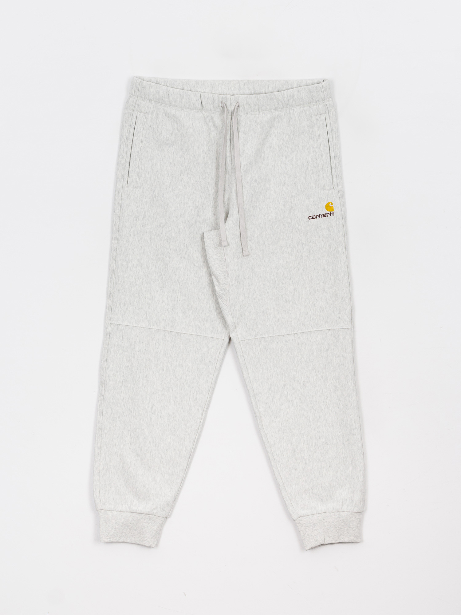 Штани Carhartt WIP American Script Jogging (ash heather)