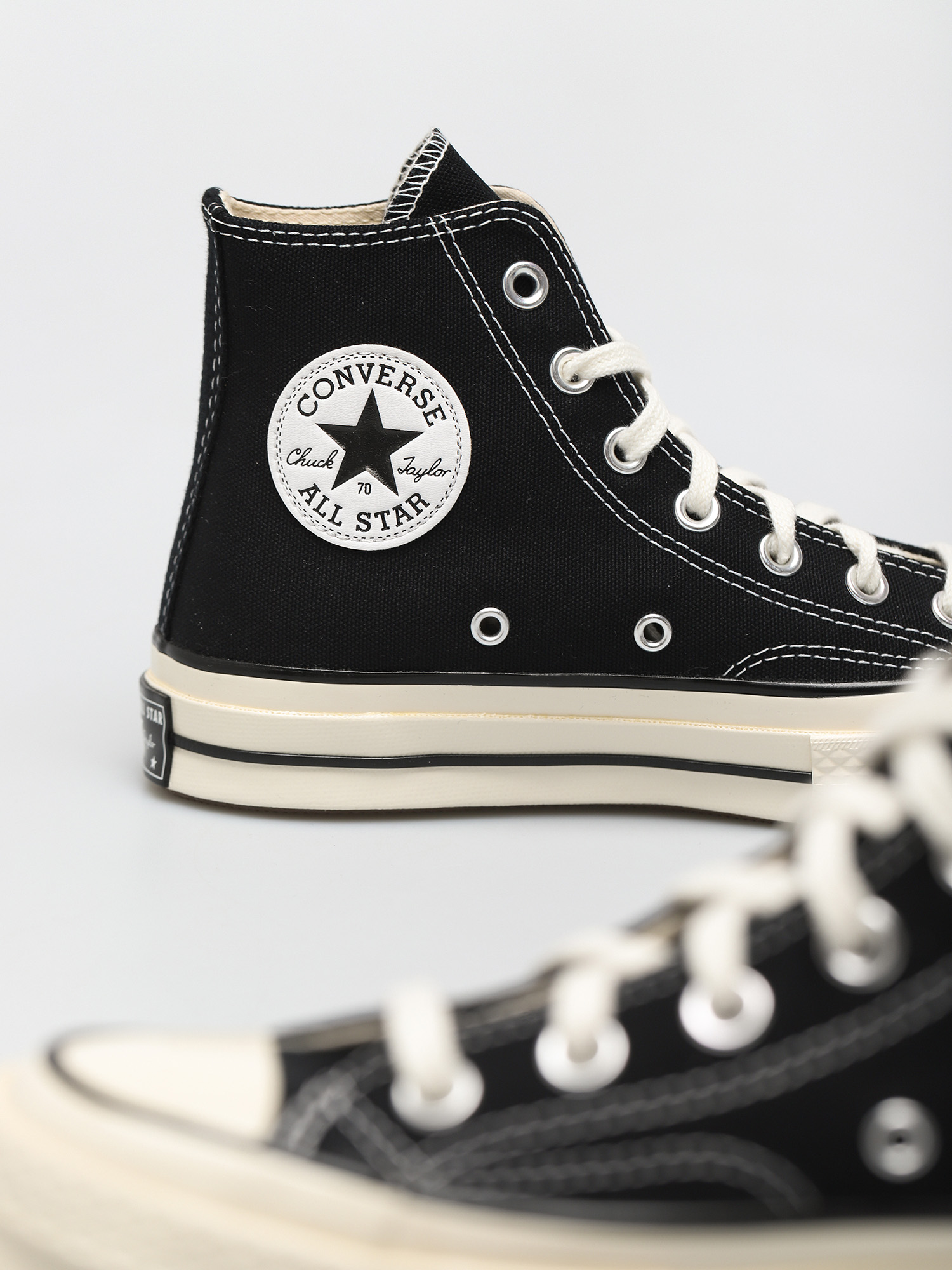 Кеди Converse Chuck 70 Hi (black/black/egret)