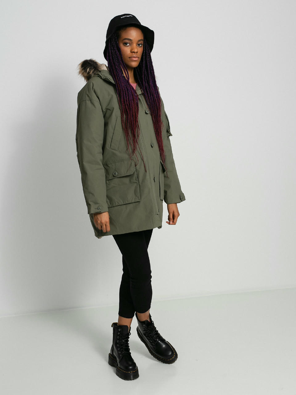 Парка Volcom Warmer N Over 5K Parka Wmn (army green combo)