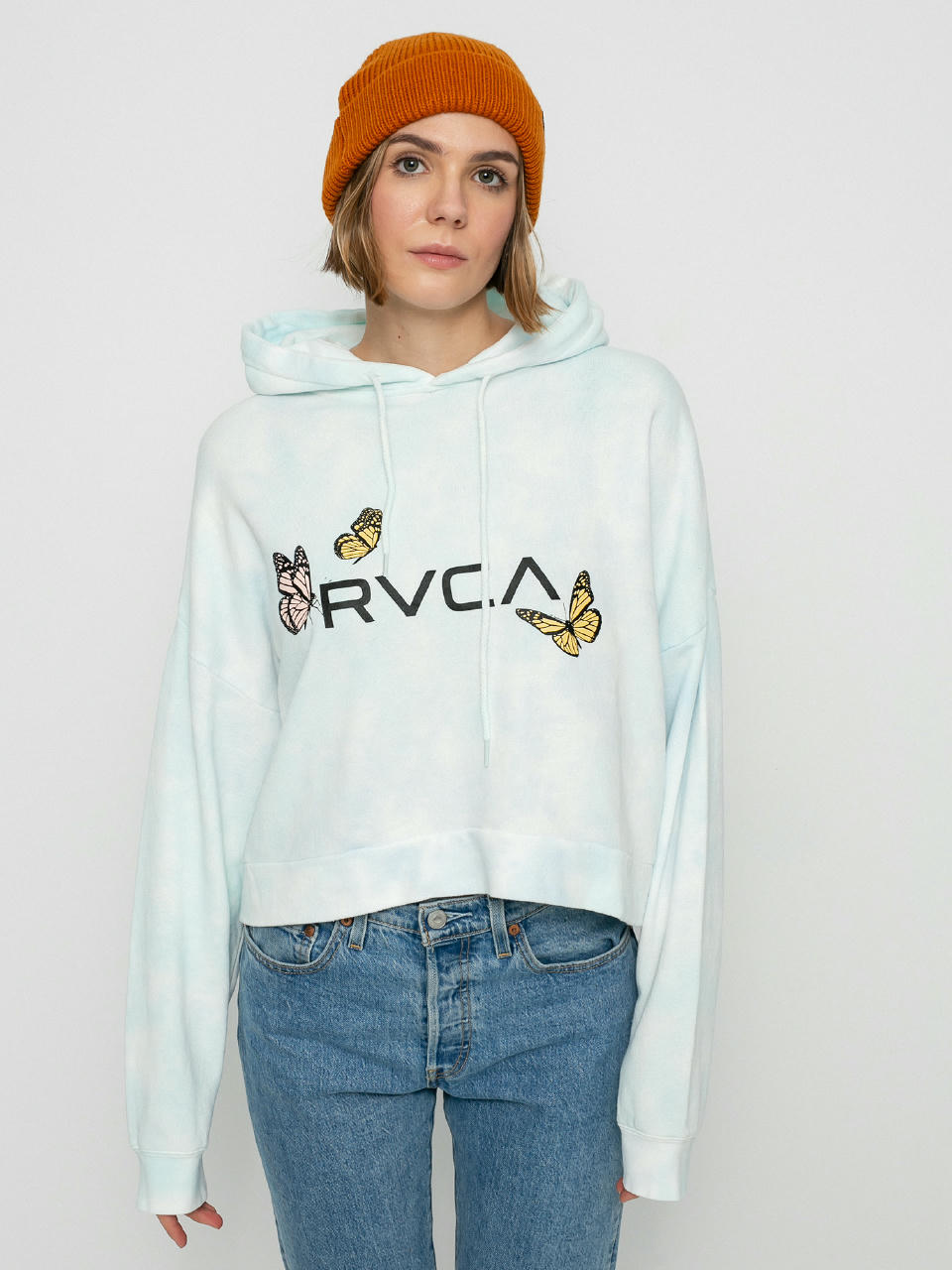 Худі RVCA Big Rvca Venice HD Wmn (vintage white)