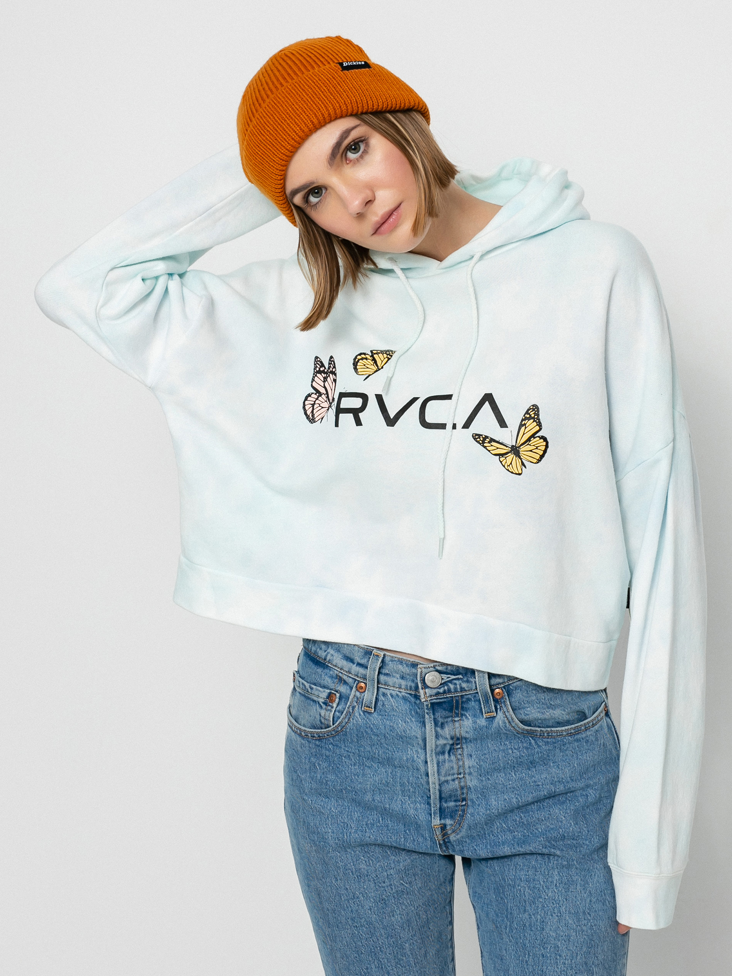Худі RVCA Big Rvca Venice HD Wmn (vintage white)
