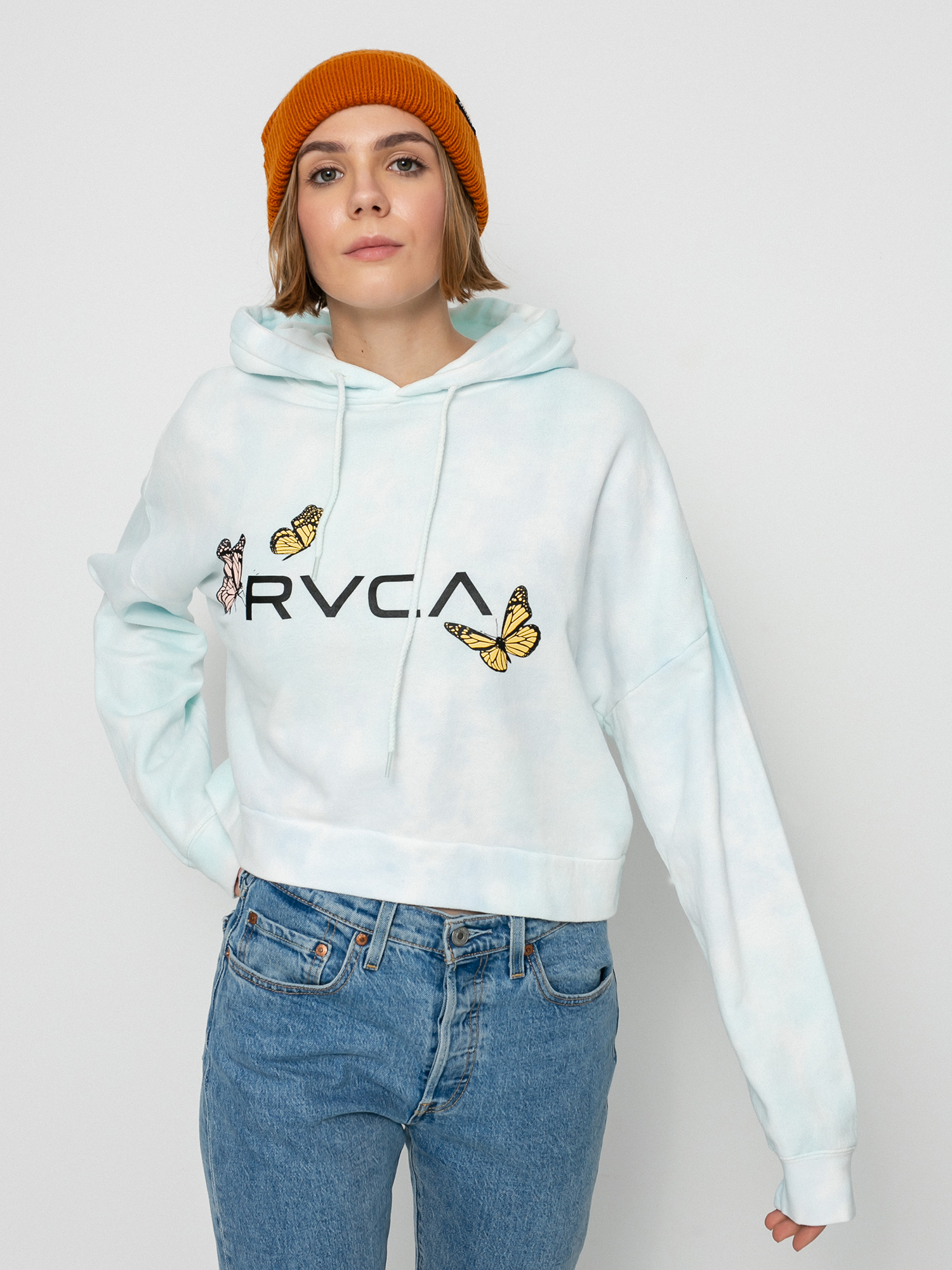 Худі RVCA Big Rvca Venice HD Wmn (vintage white)