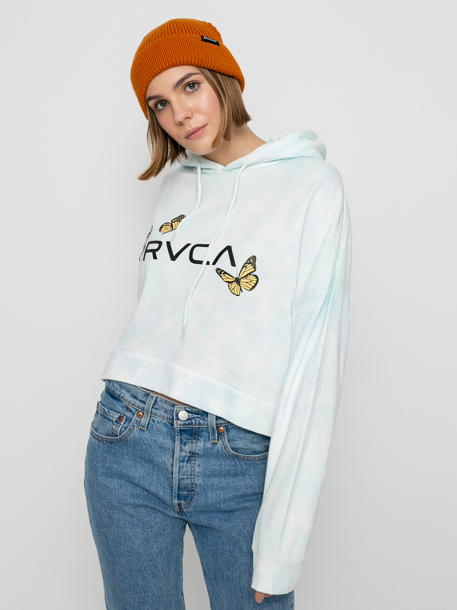 Худі RVCA Big Rvca Venice HD Wmn (vintage white)