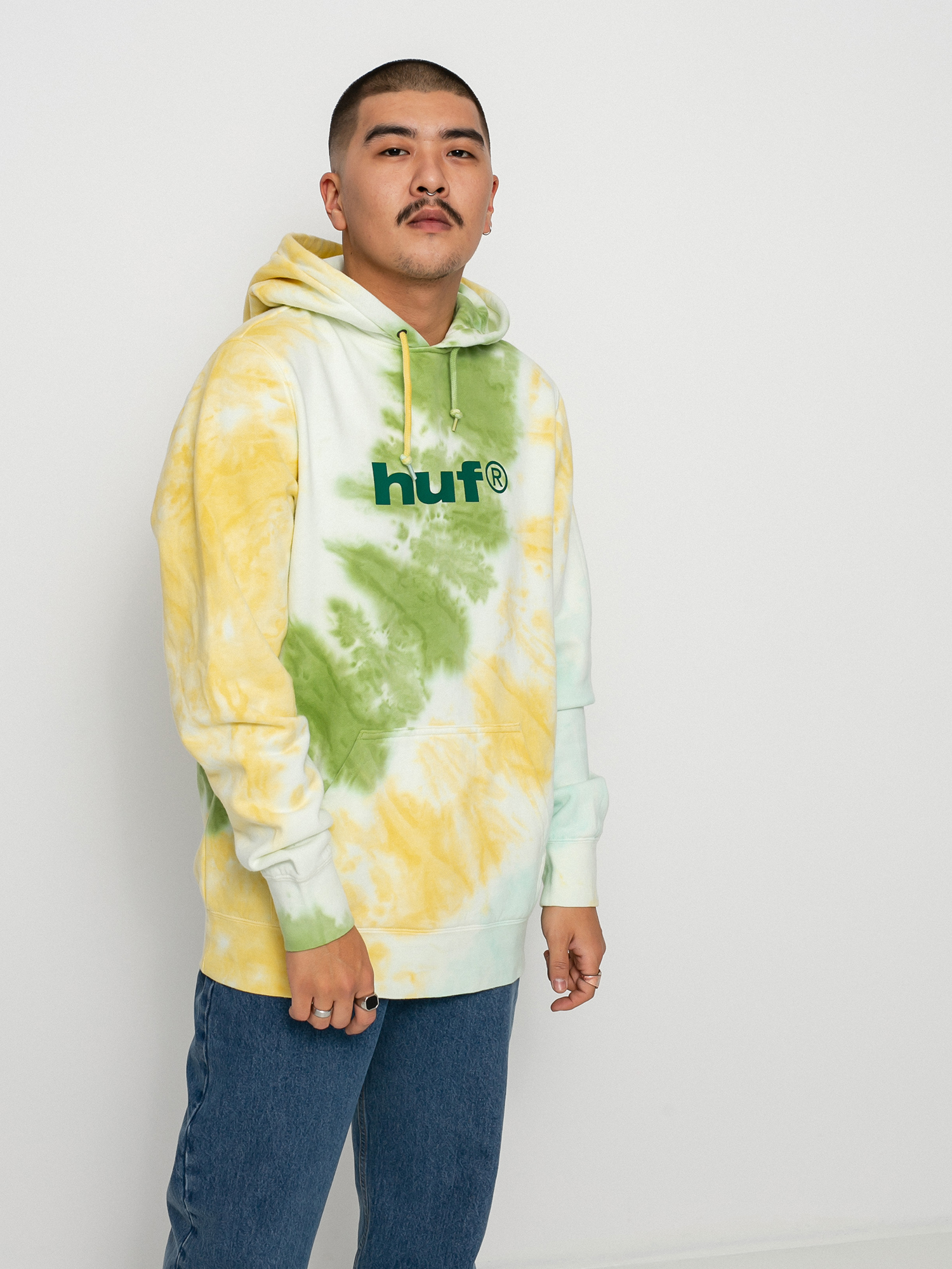 Худі HUF Lo-Fi Tiedye HD (gold)