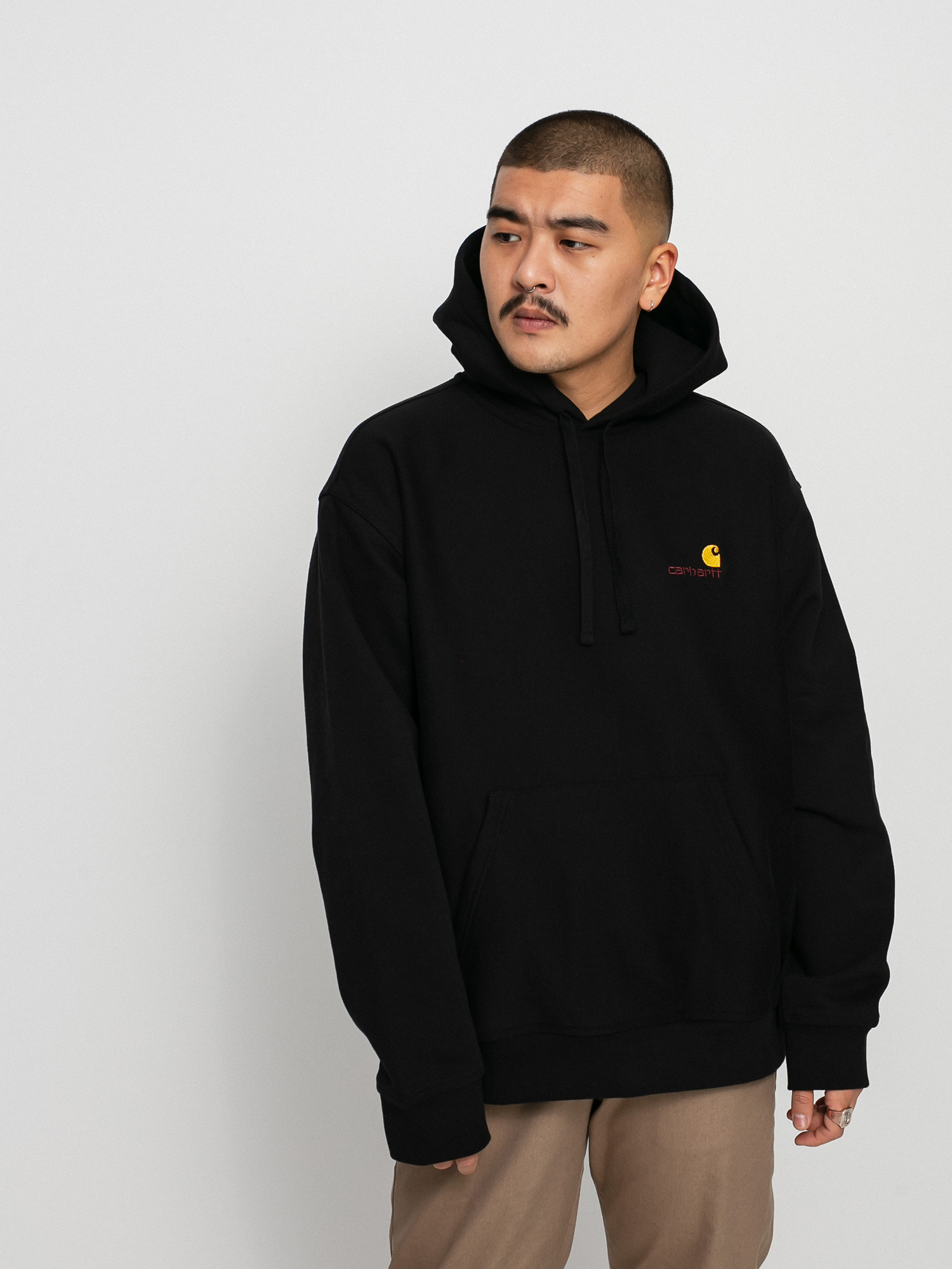 Худі Carhartt WIP American Script HD (black)