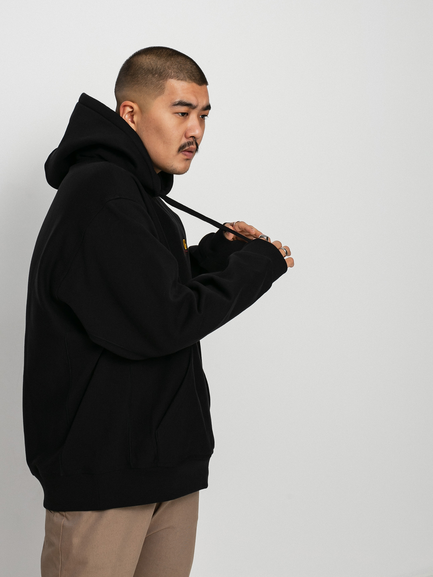 Худі Carhartt WIP American Script HD (black)
